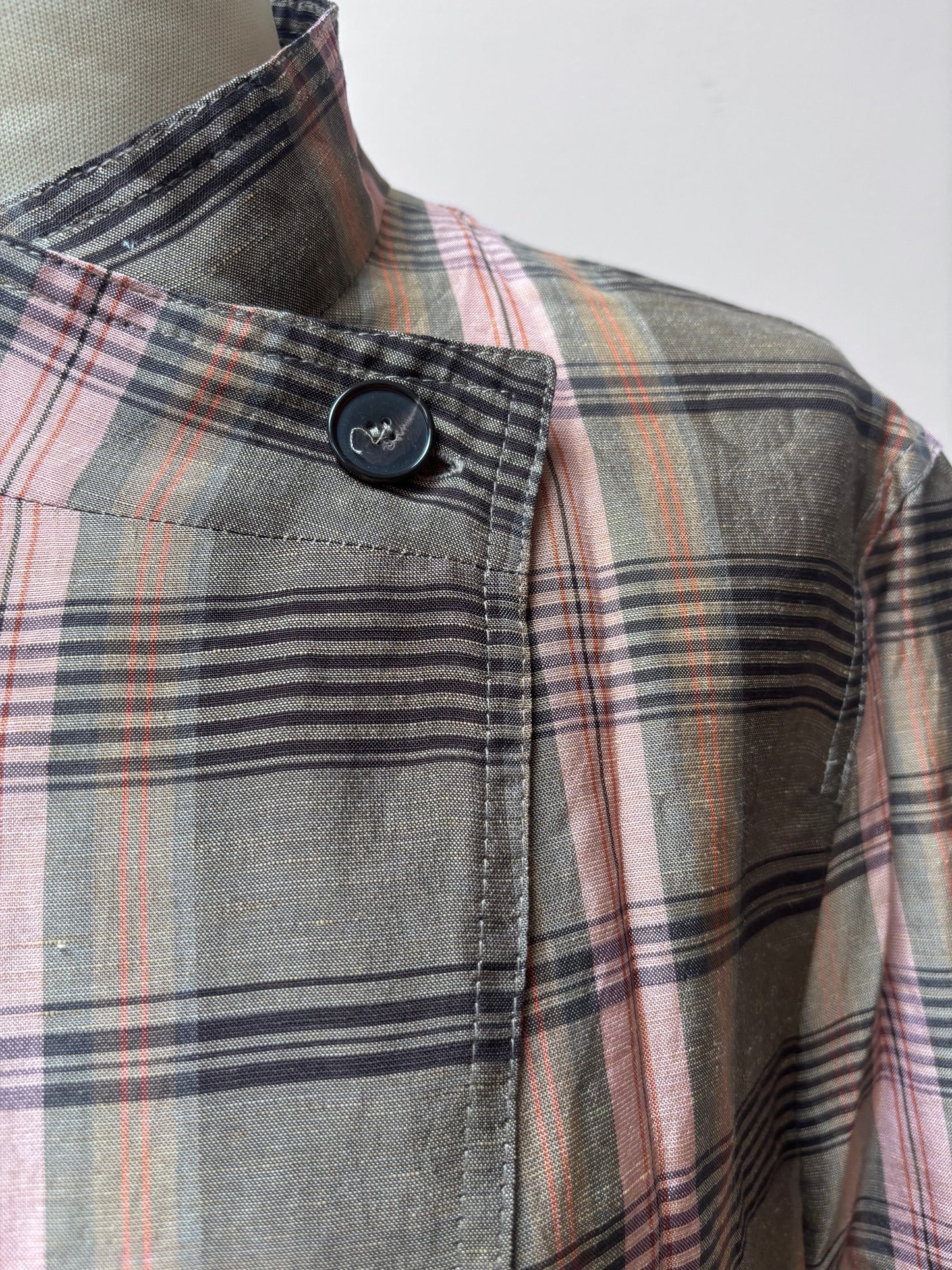 Linen mix cross front jacket size Medium BNWT