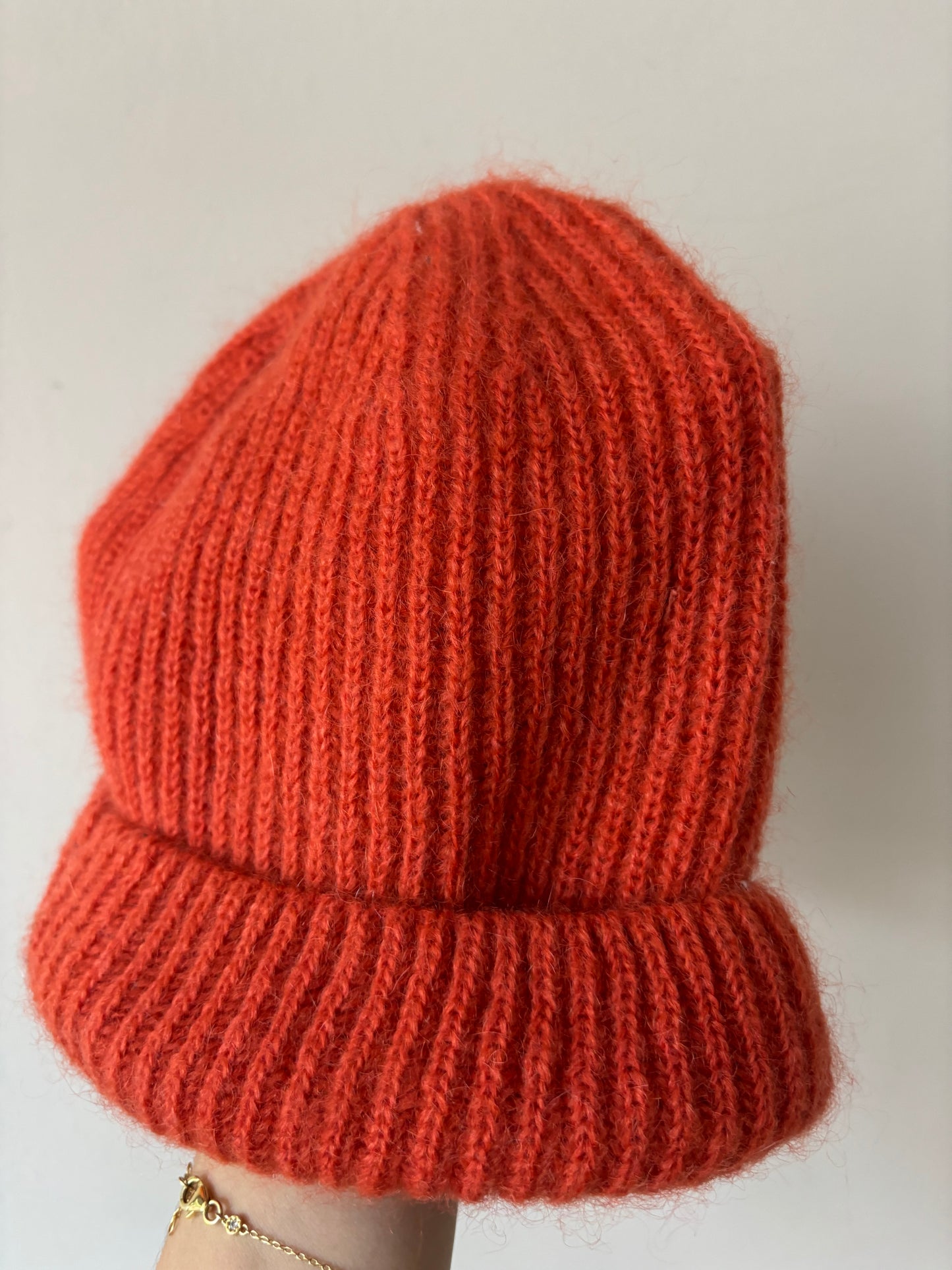 Mohair wool mix hat