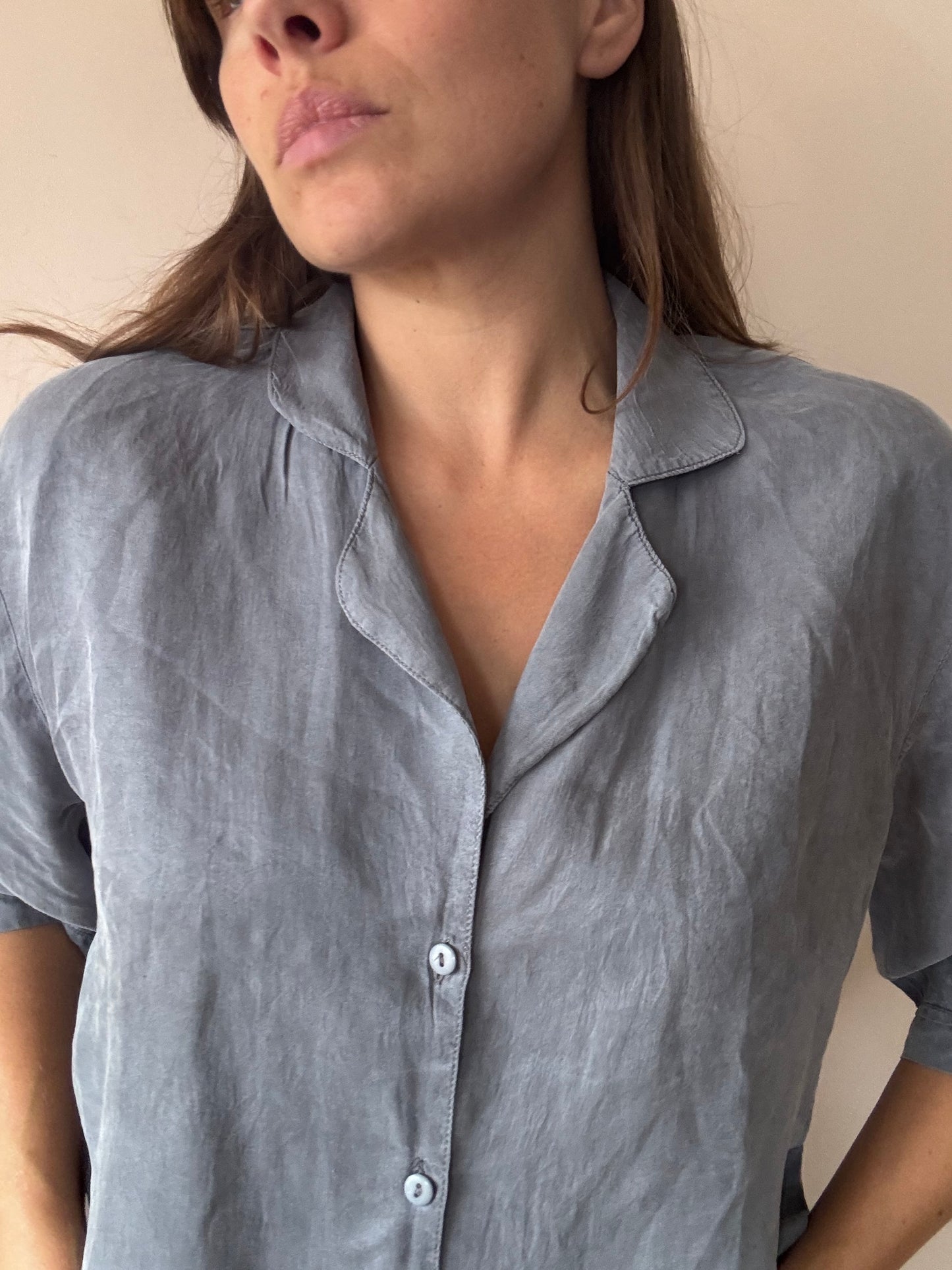Grey blouse size 10