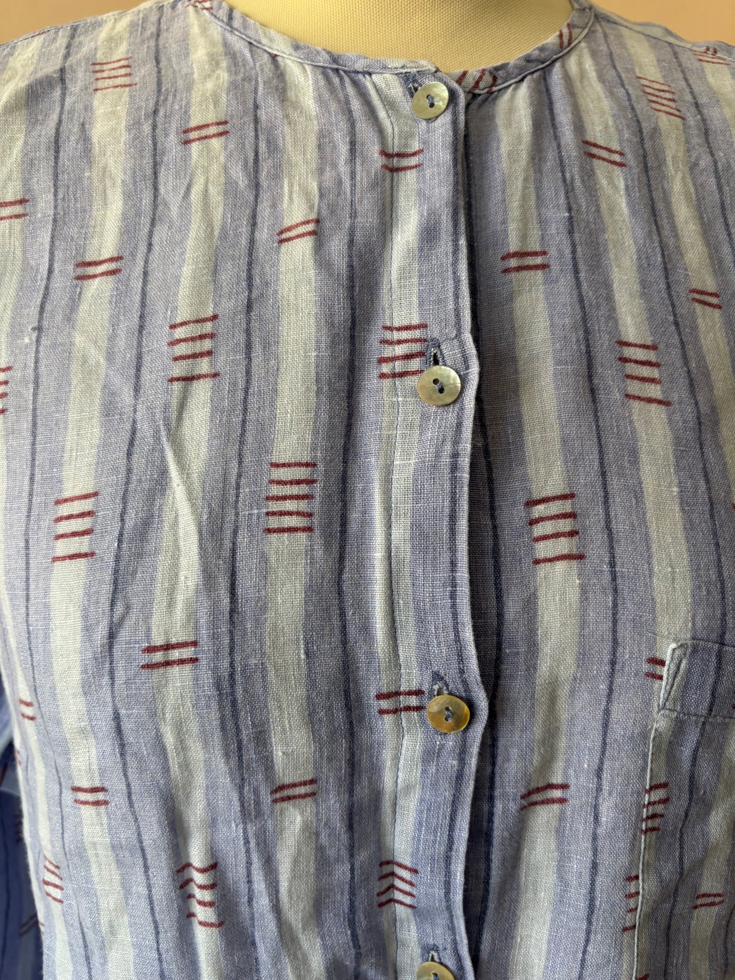 100% linen shirt size 10/12