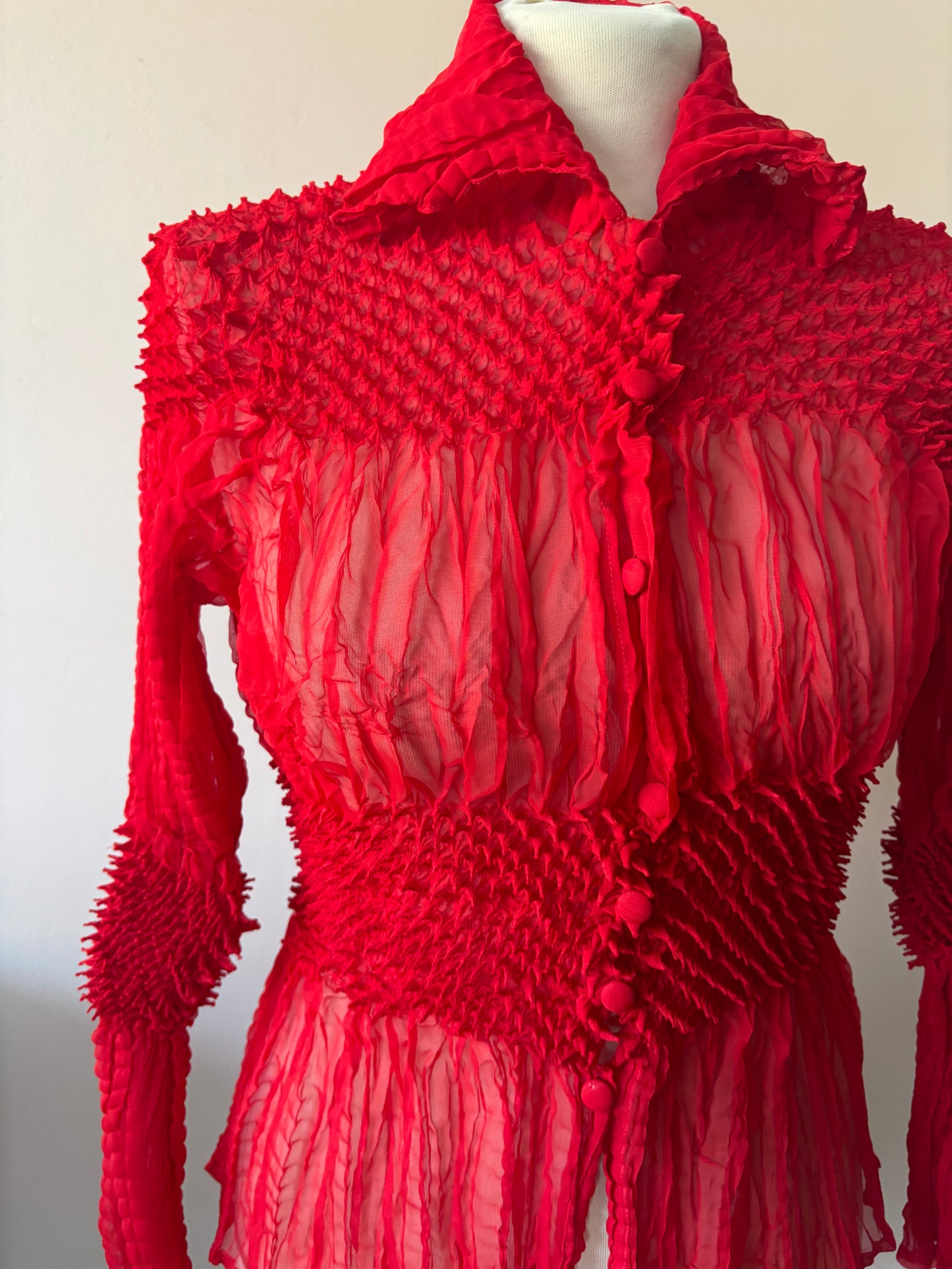 Vintage red shirt size 10