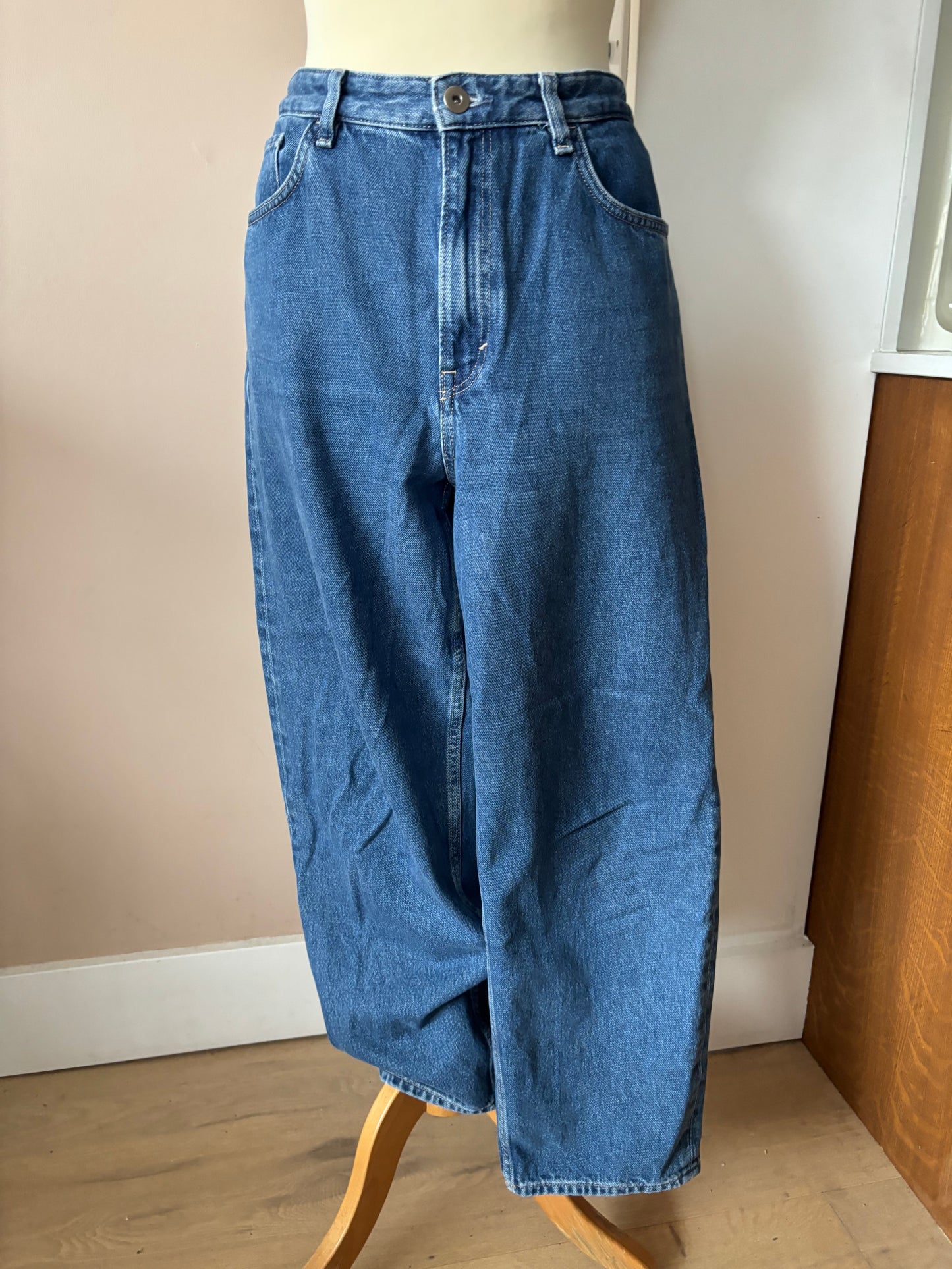 COS blue cotton jeans size 12/14