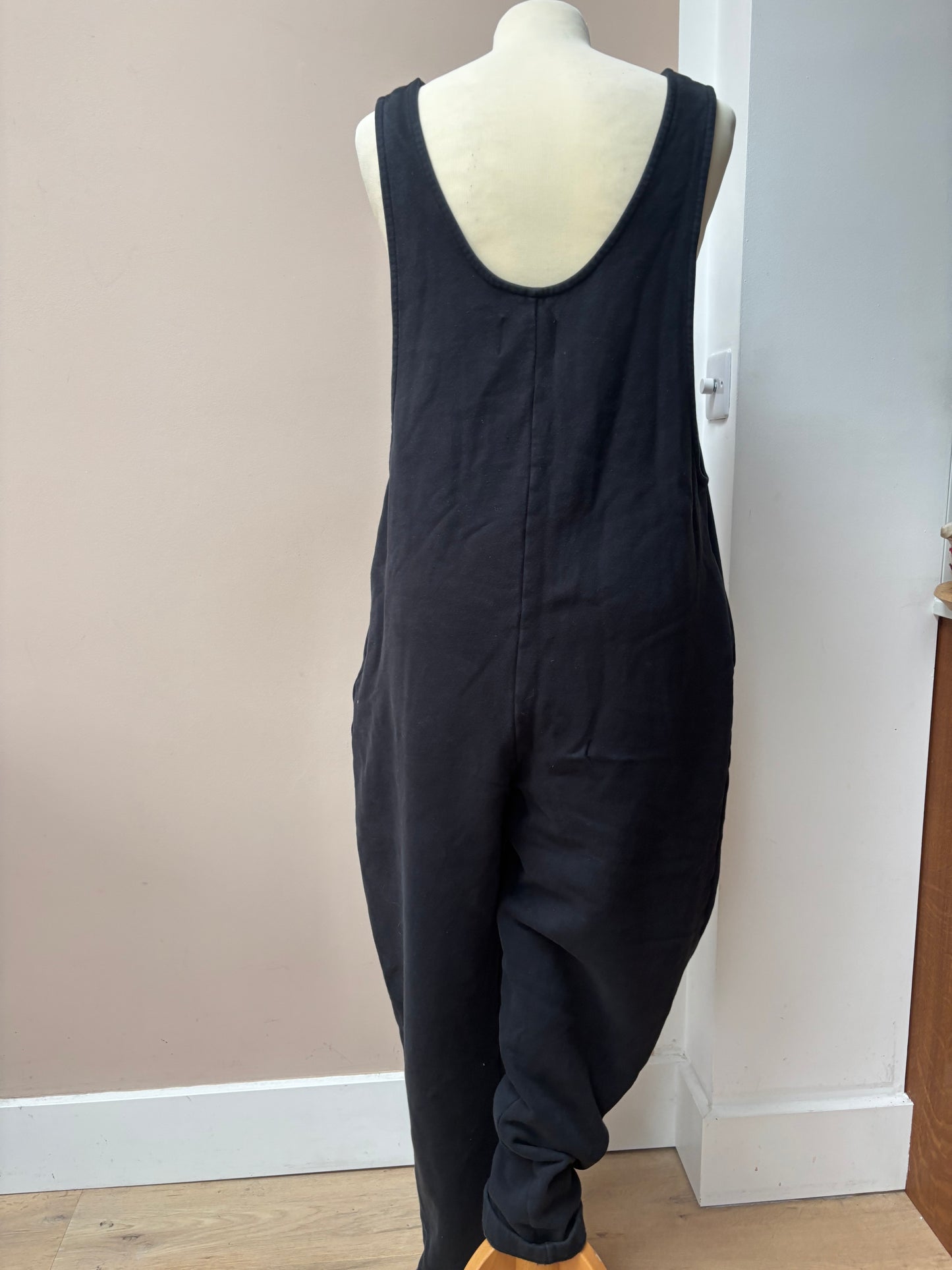 Beyond Nine black 100% cotton jumpsuit size XS