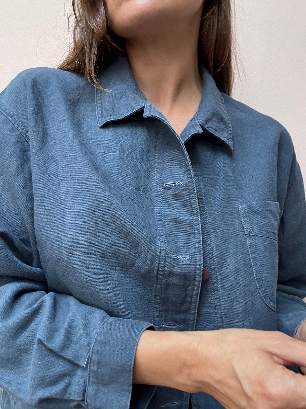 Vintage Laura Ashley cotton linen mix jacket size 10/12