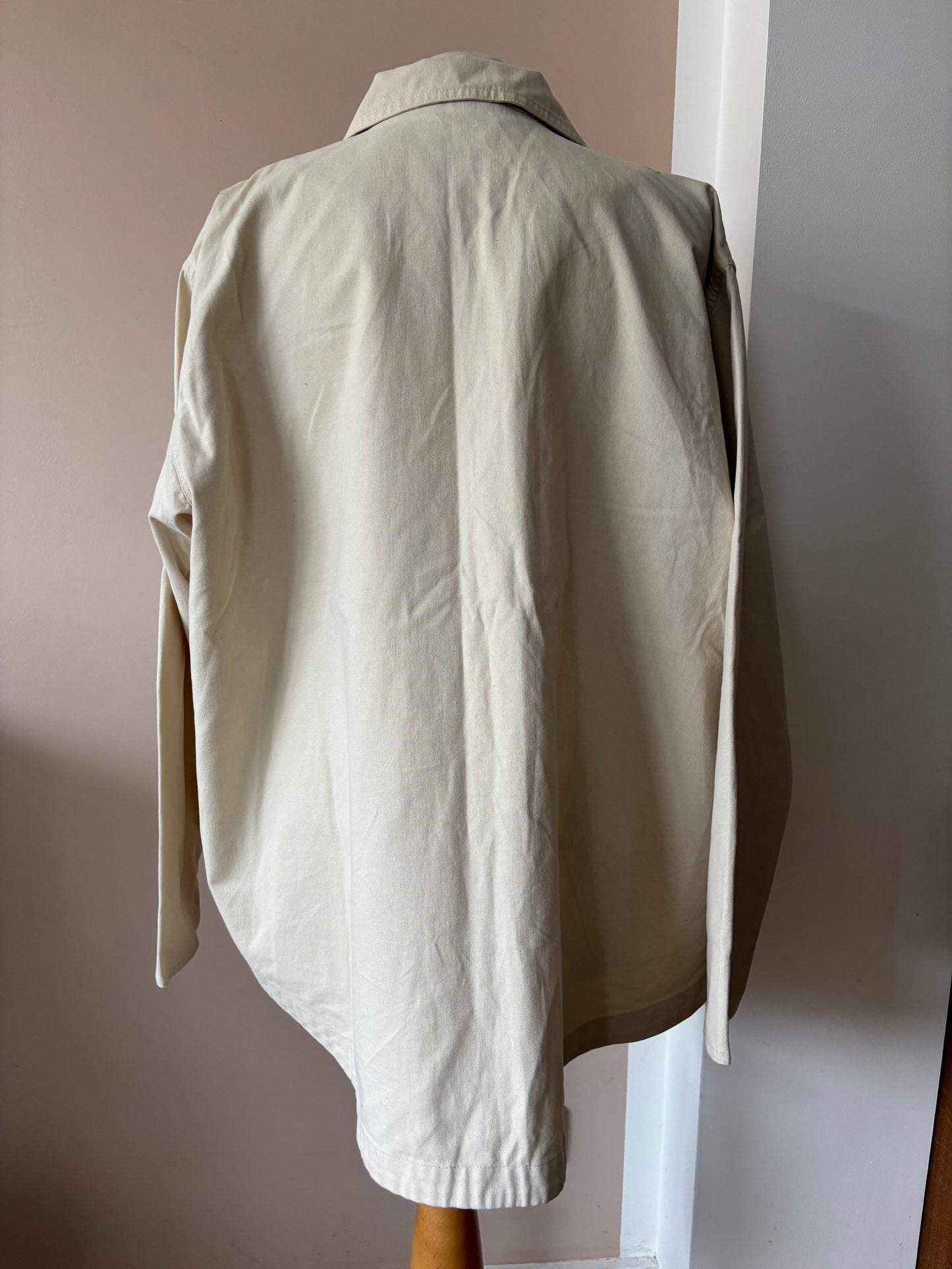 Stone cotton jacket size 12 dipped back