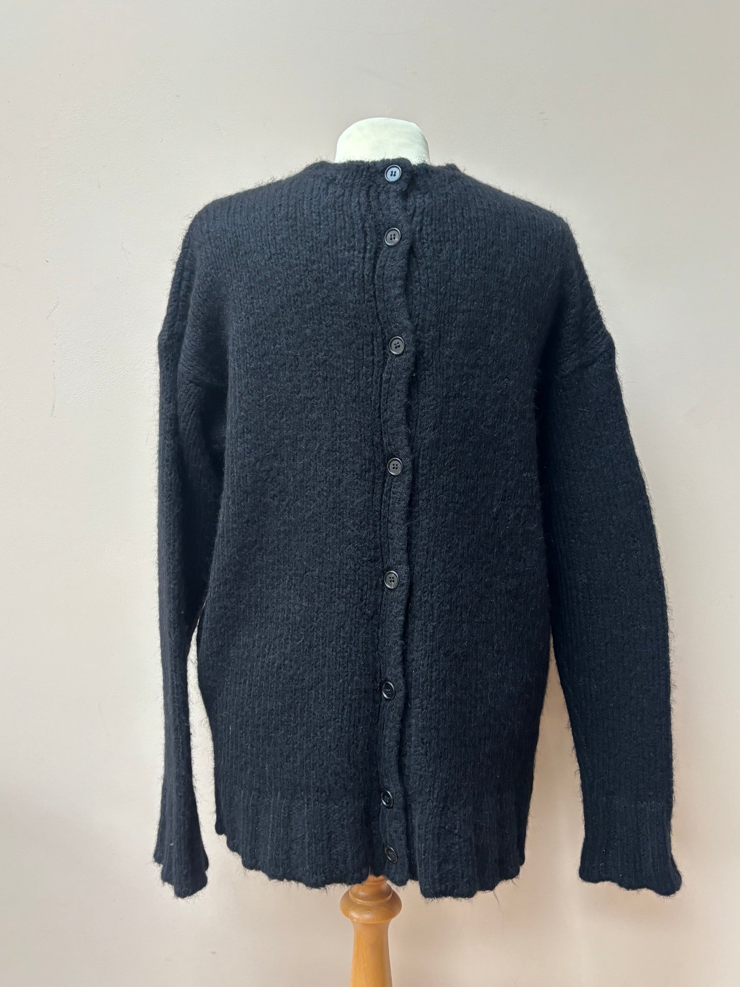 Marni black alpaca wool mix jumper size 10/12