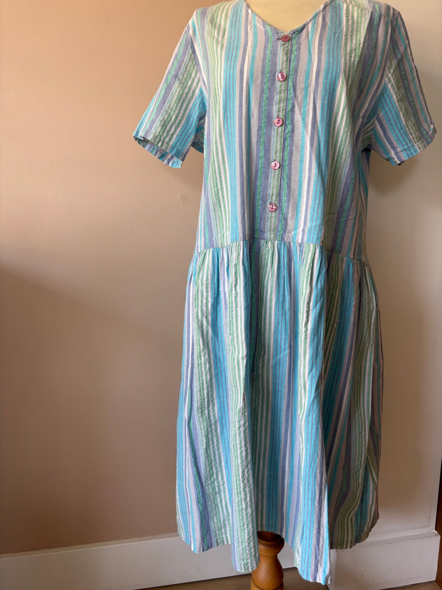 Vintage 100% cotton dress size 12