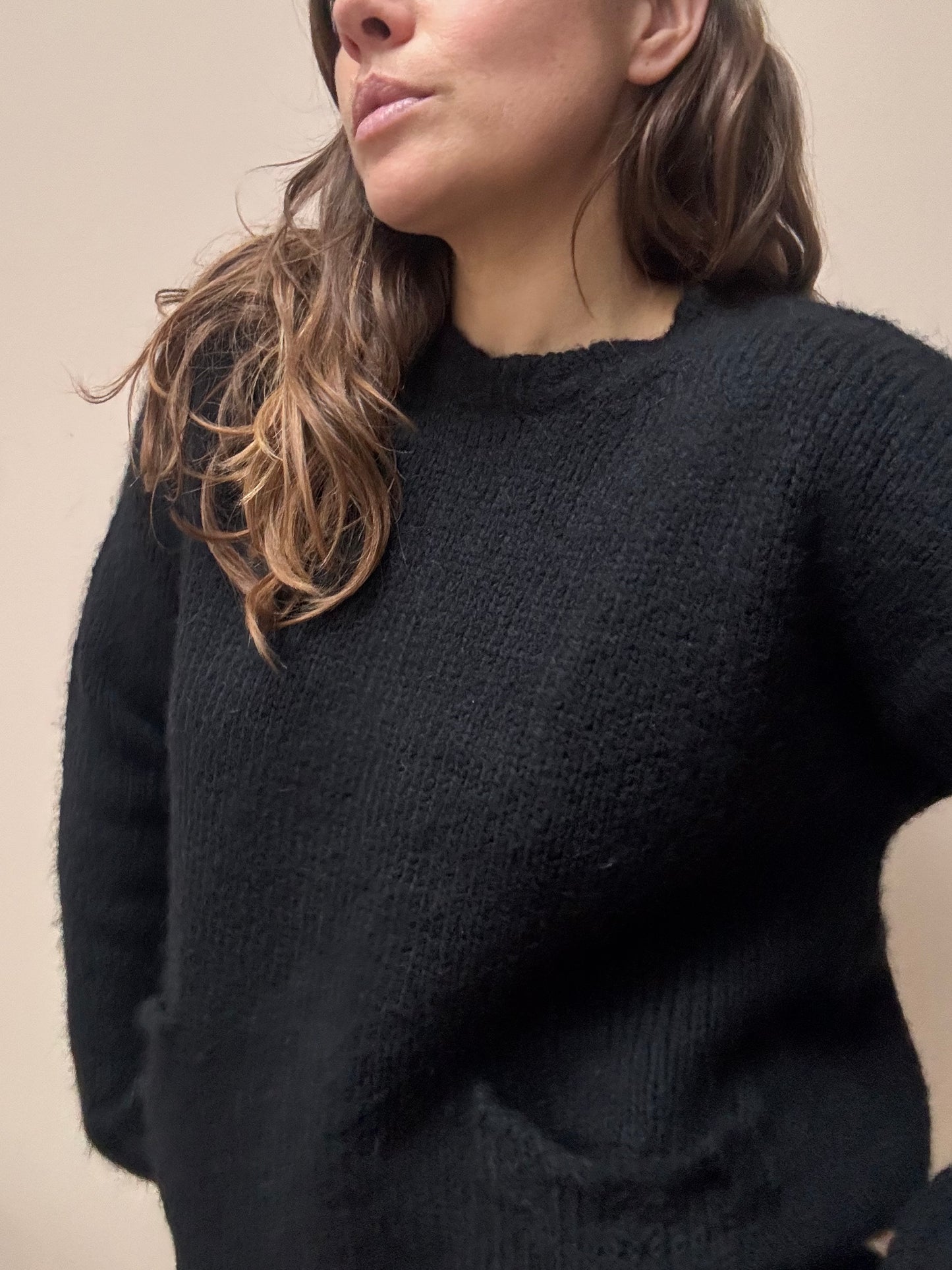 Marni black alpaca wool mix jumper size 10/12