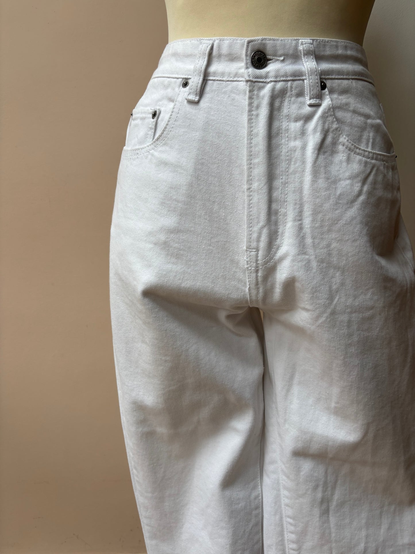 Vintage white Pepe Jeans size 10