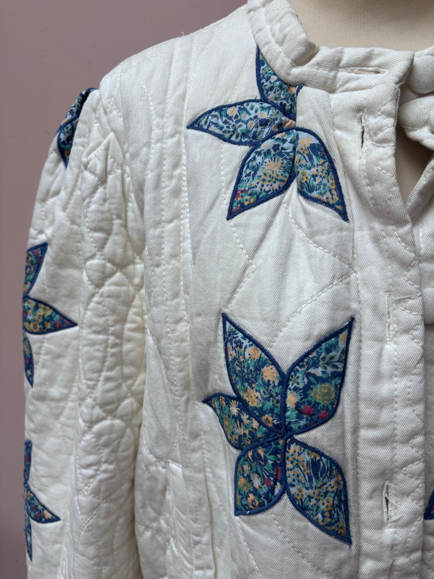 Free People quilted cotton jacket size Large
