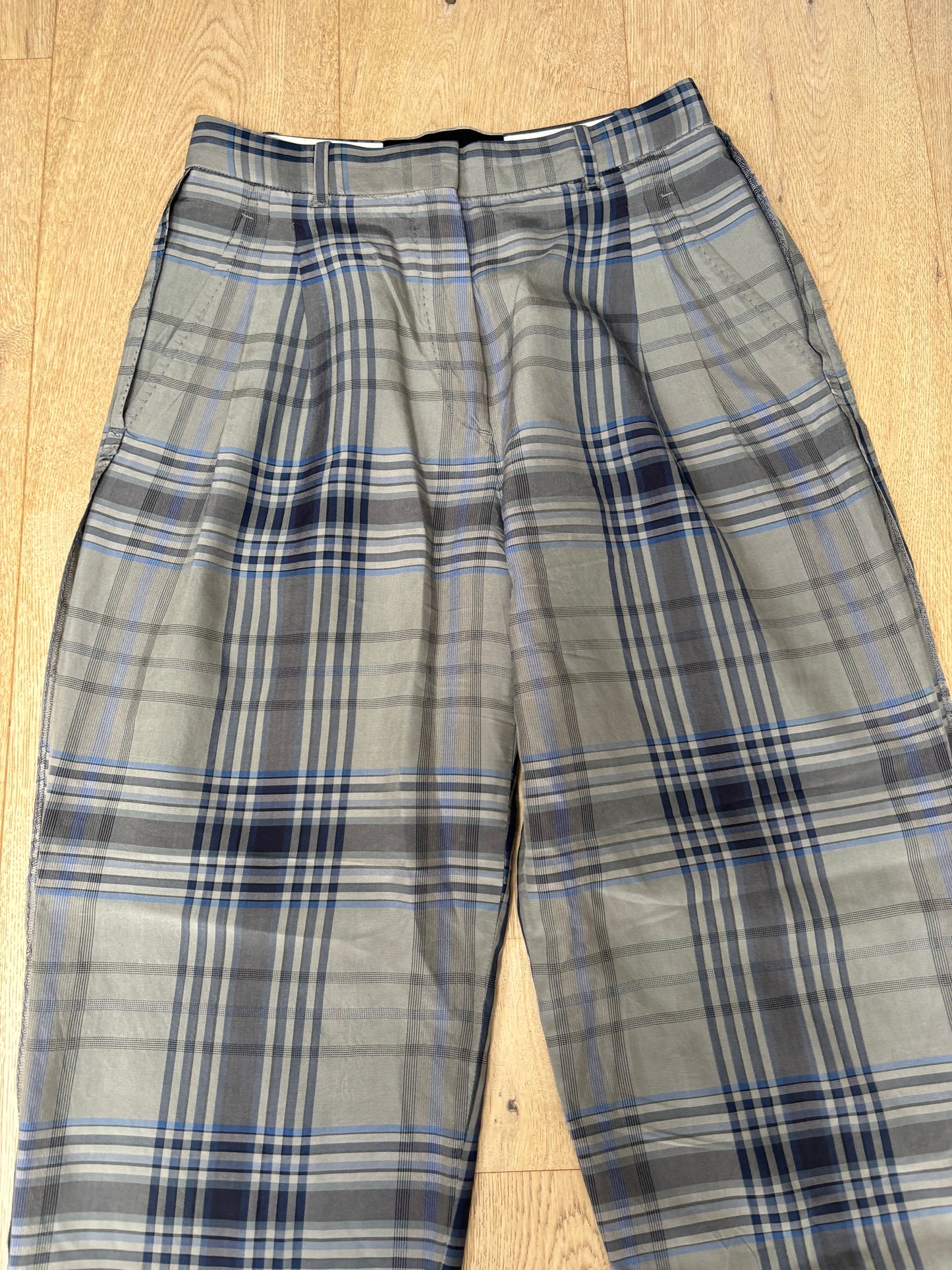 Vintage 100% silk trousers size 6/8
