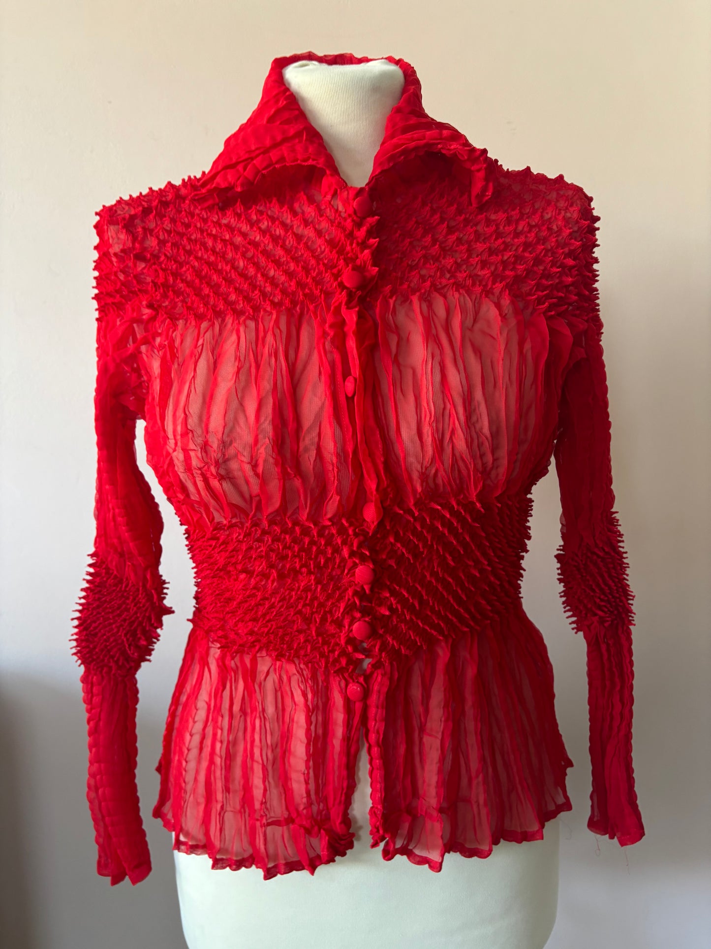 Vintage red shirt size 10