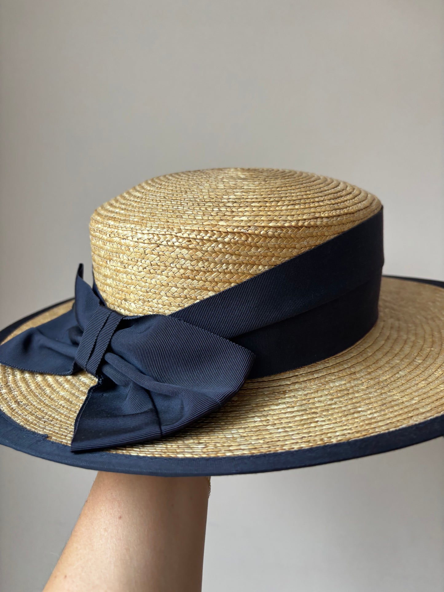Vintage Laura Ashley straw hat