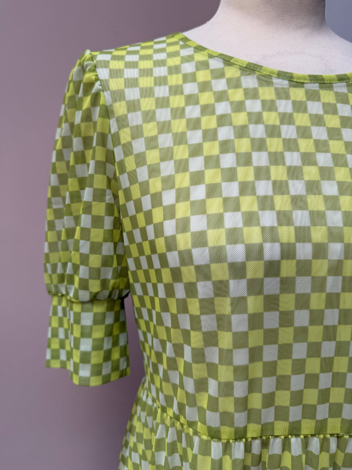 Baum und Pferdgarten check dress size L