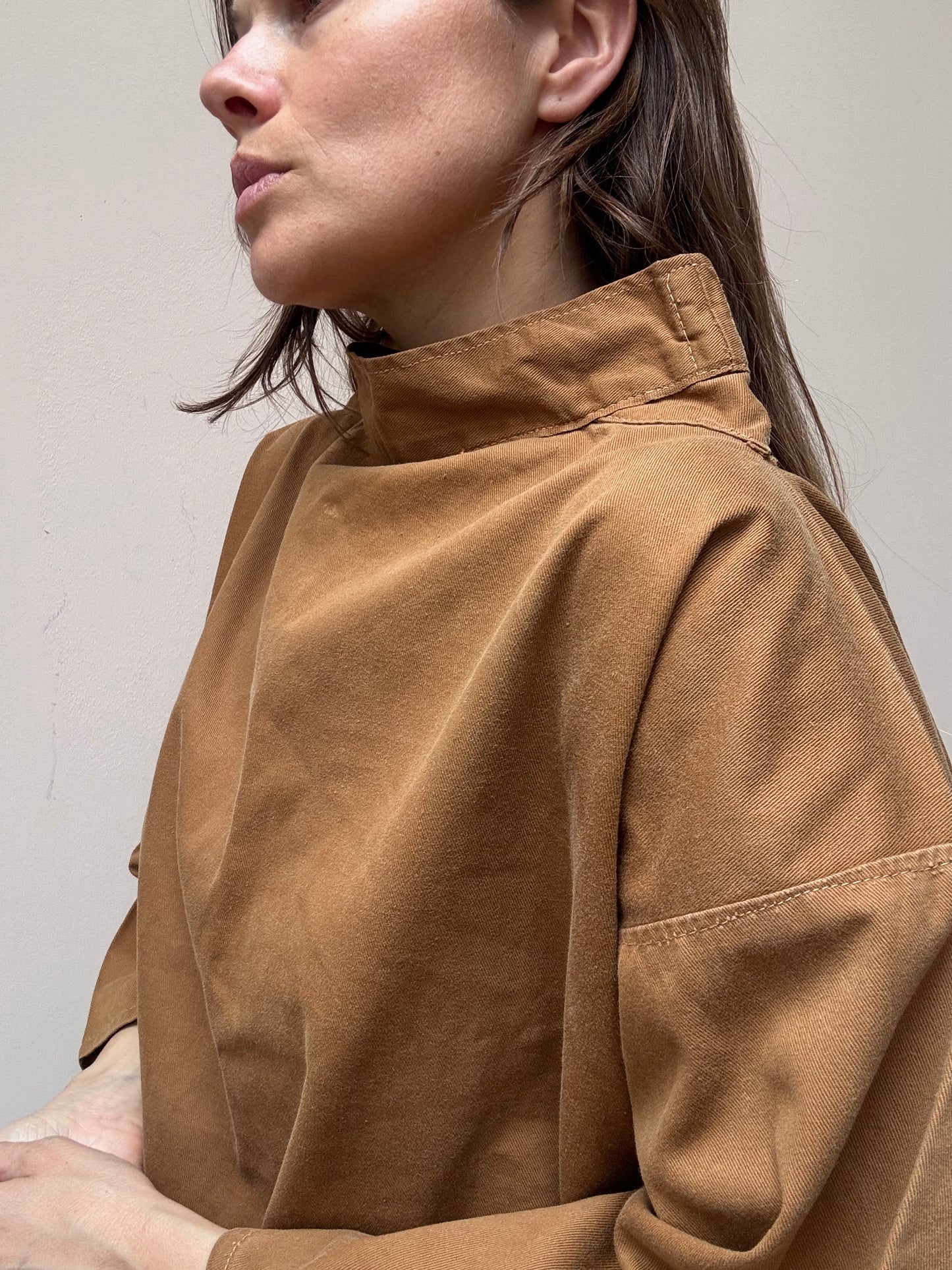 Vintage Cosalt Newlyn Penzance cotton smock One Size