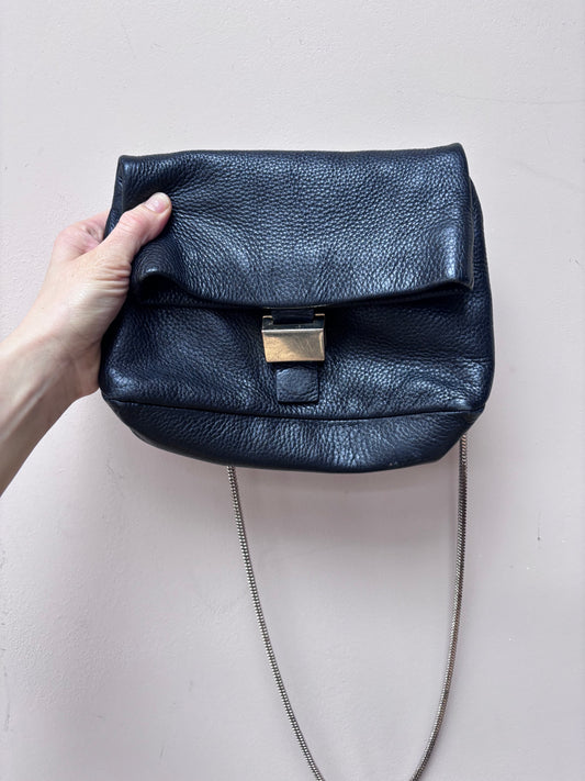 Soft black & Other Stories leather bag with chain