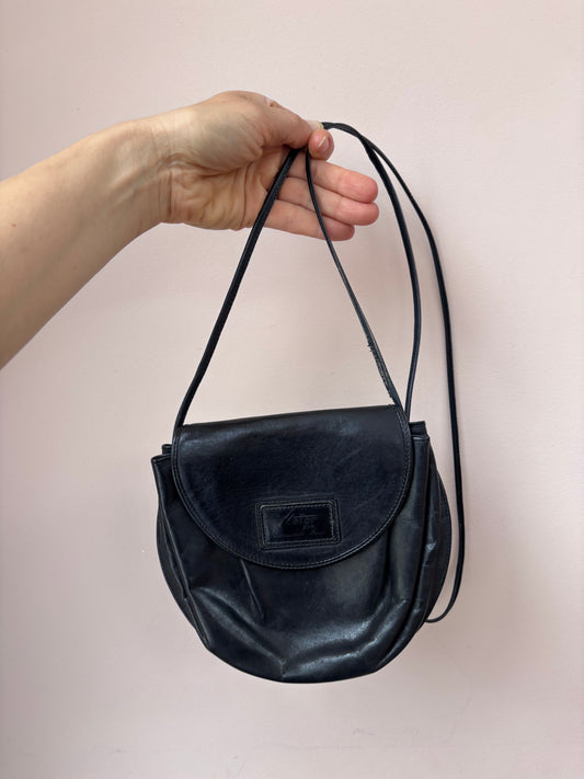 Astor black leather small bag
