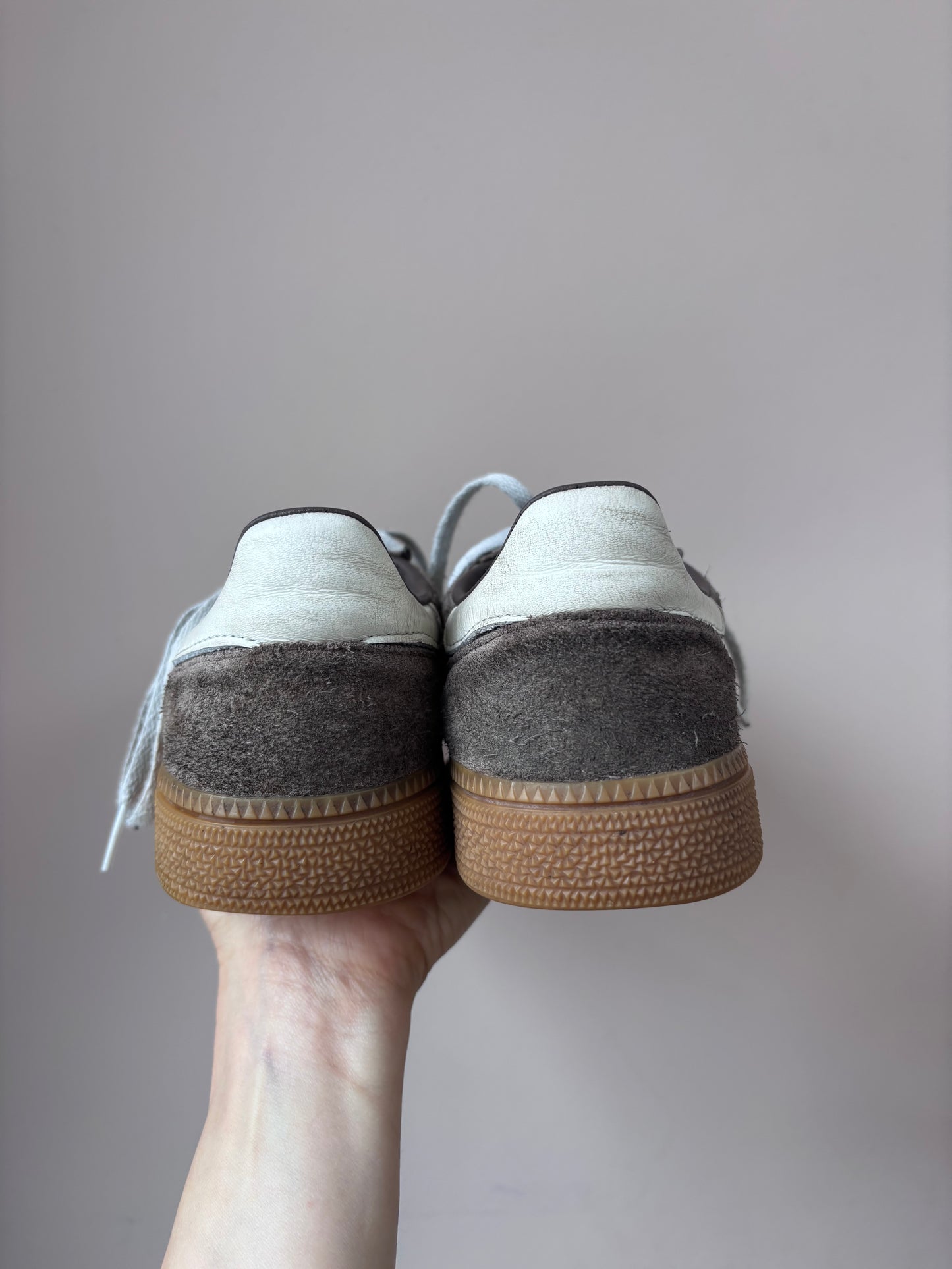 Brown Adidas Spezial trainers size UK6.5