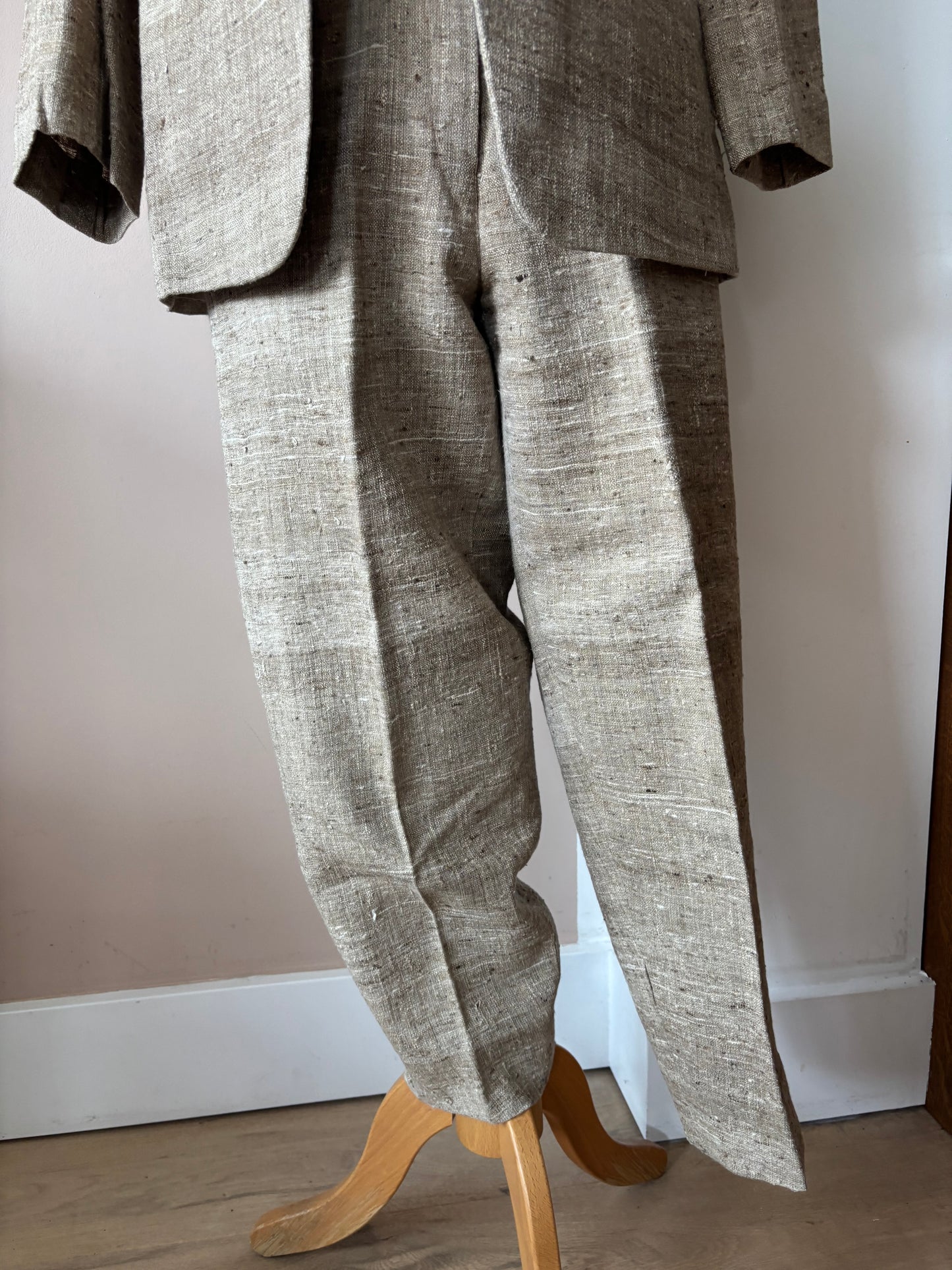 Vintage woven trouser suit size 10