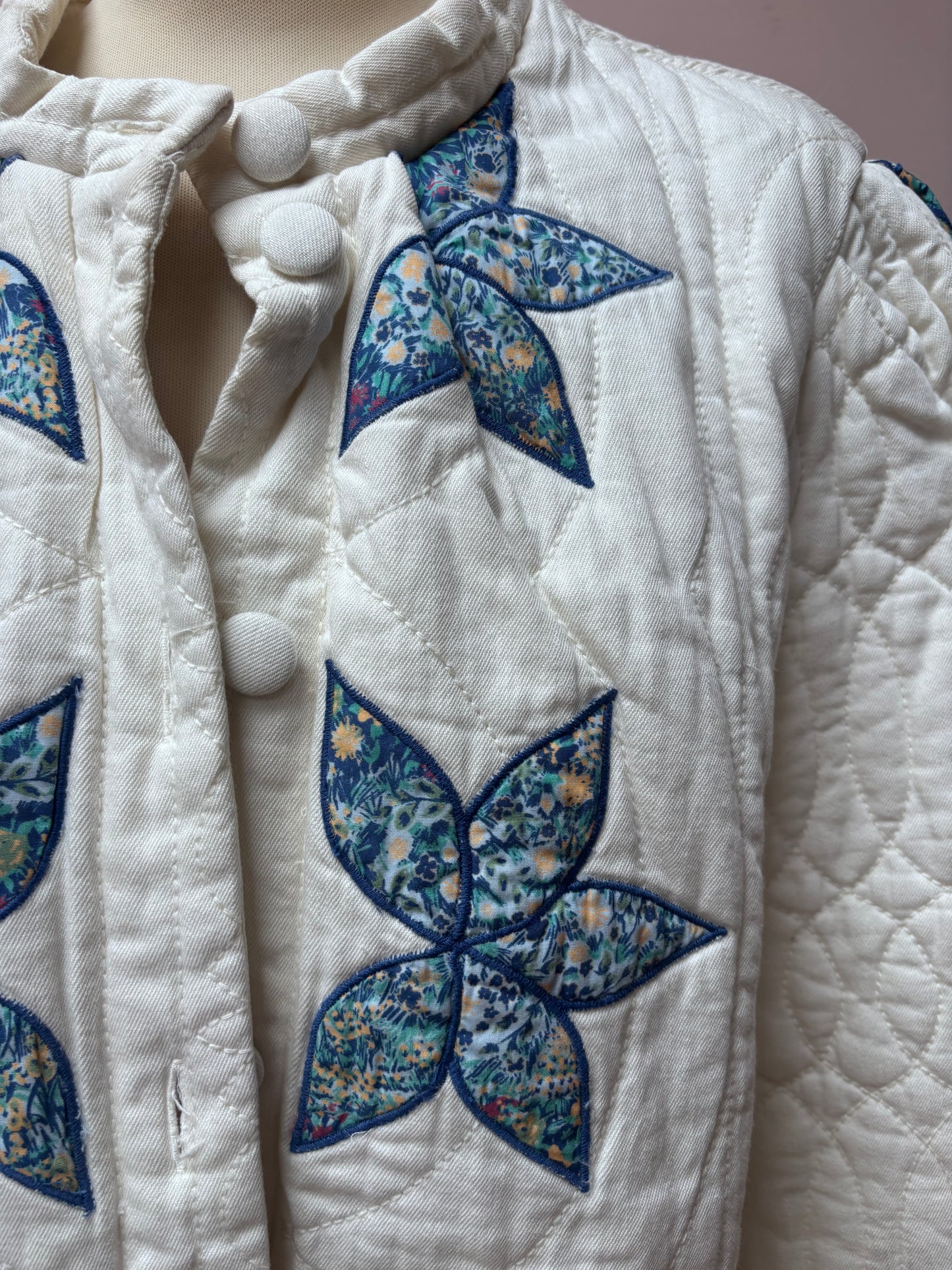 Free People quilted cotton jacket size Large