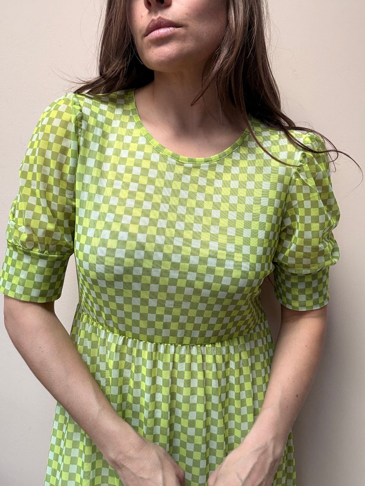 Baum und Pferdgarten check dress size L