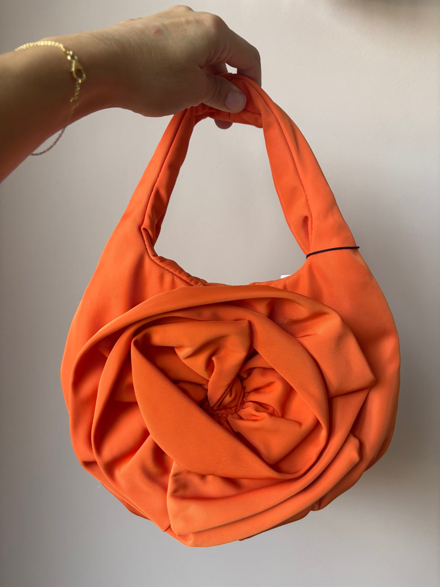 Orange 3D flower bag BNWT