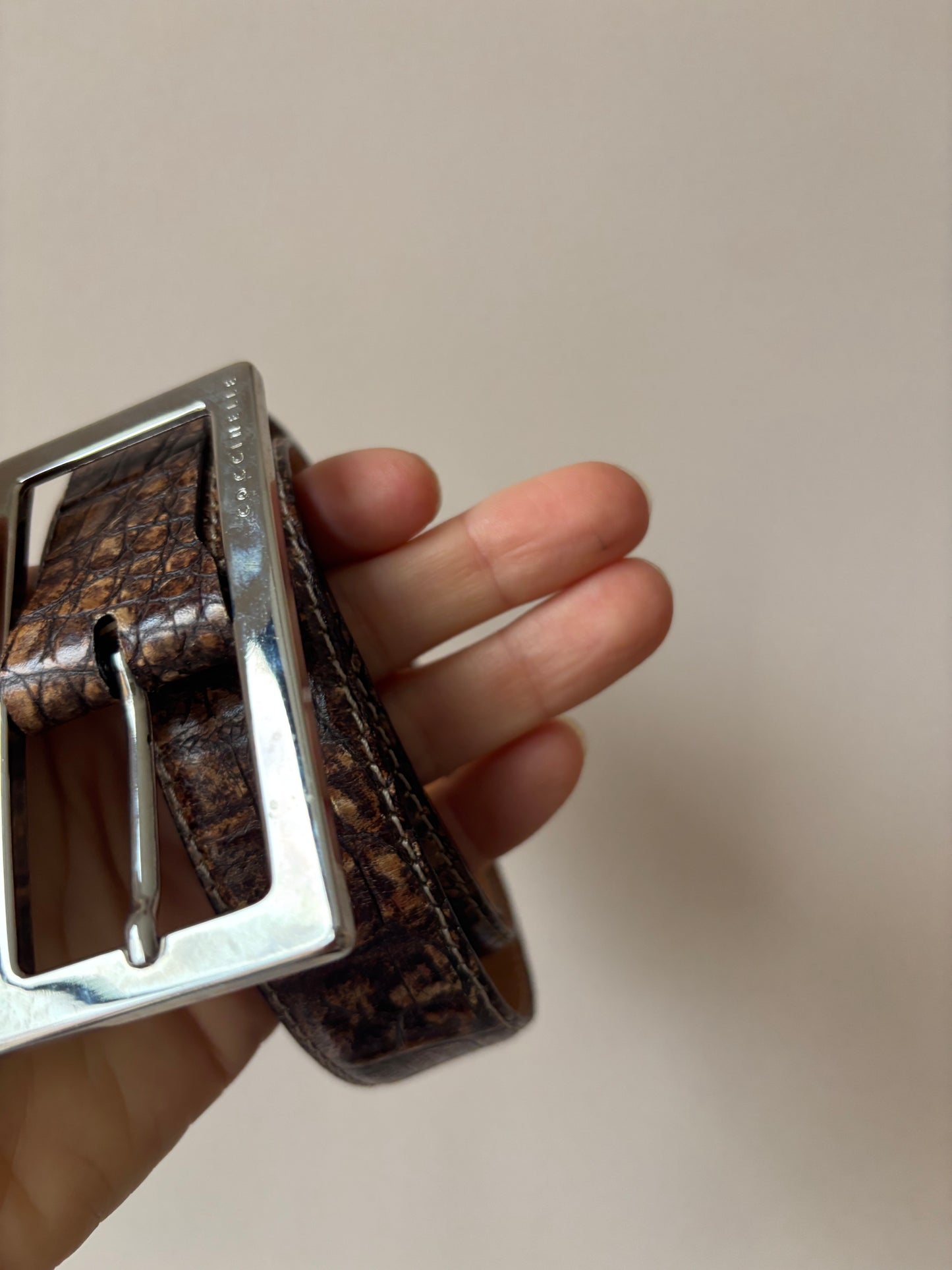 Leather belt size 85 (size 12 ish)