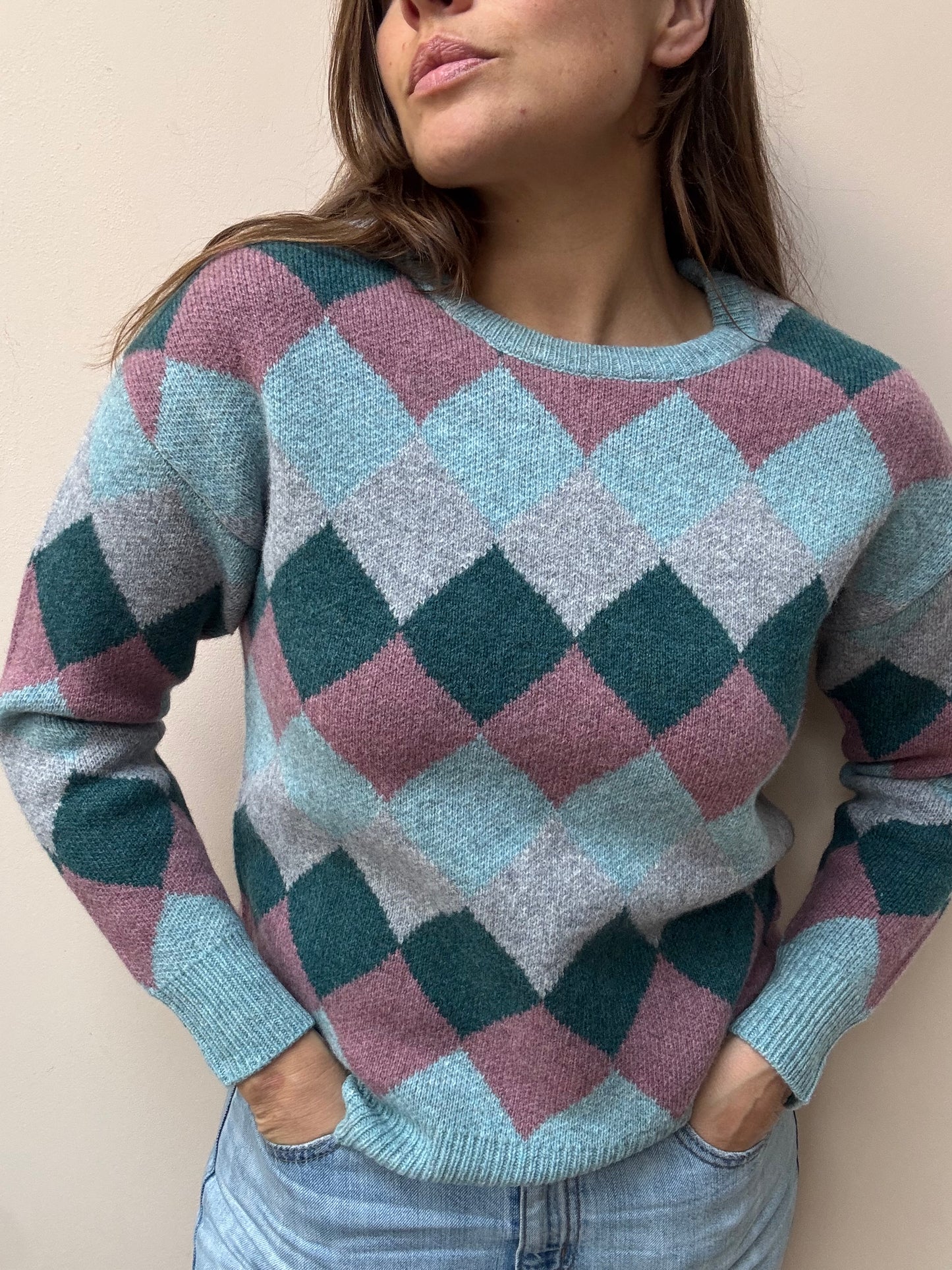 Vintage 100% Lambswool jumper size Small