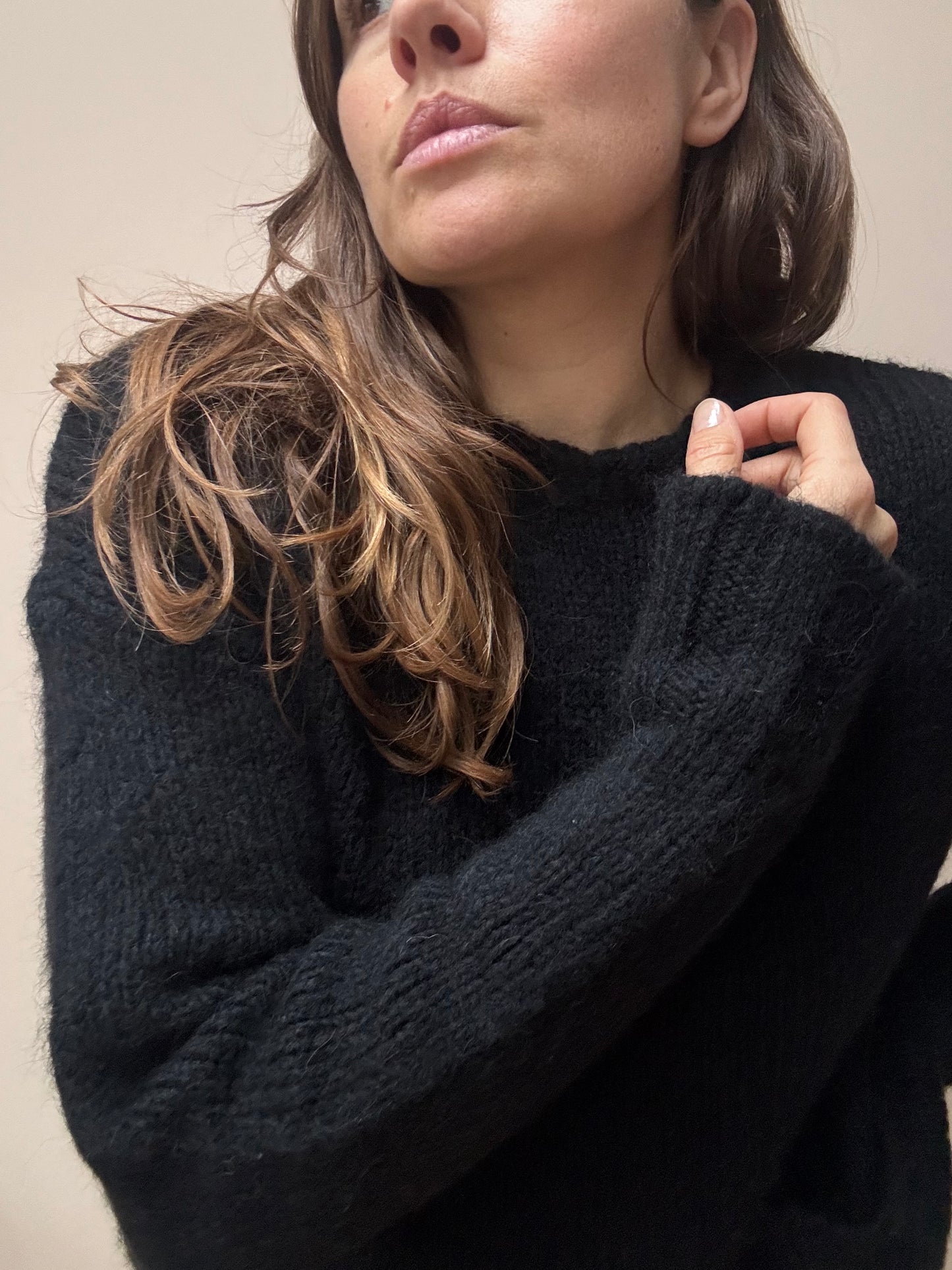 Marni black alpaca wool mix jumper size 10/12