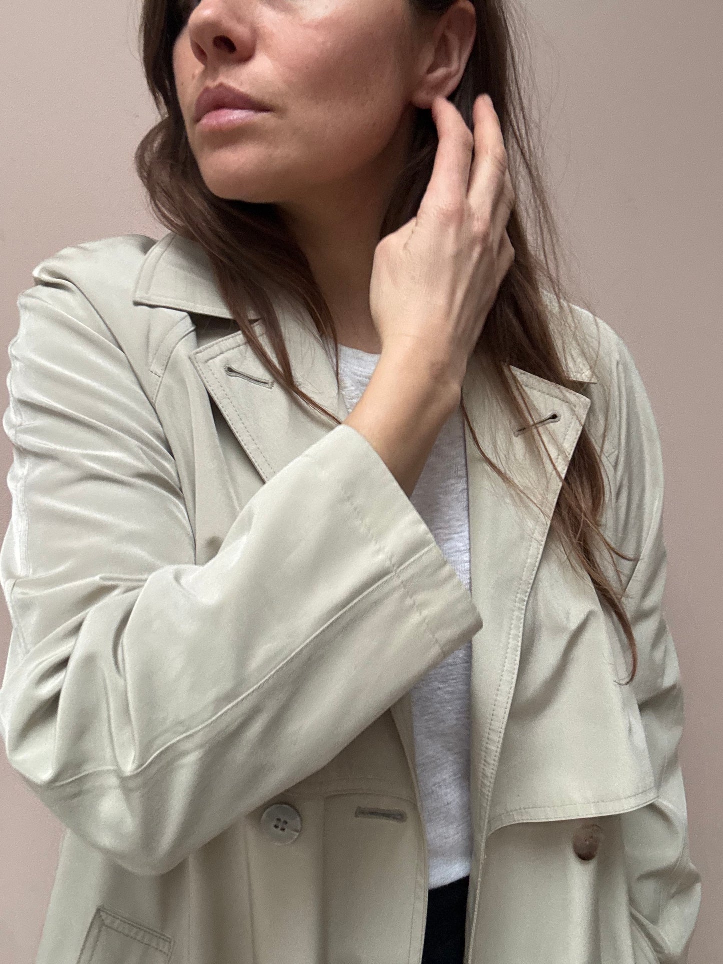 Vintage beige mac size 10/12