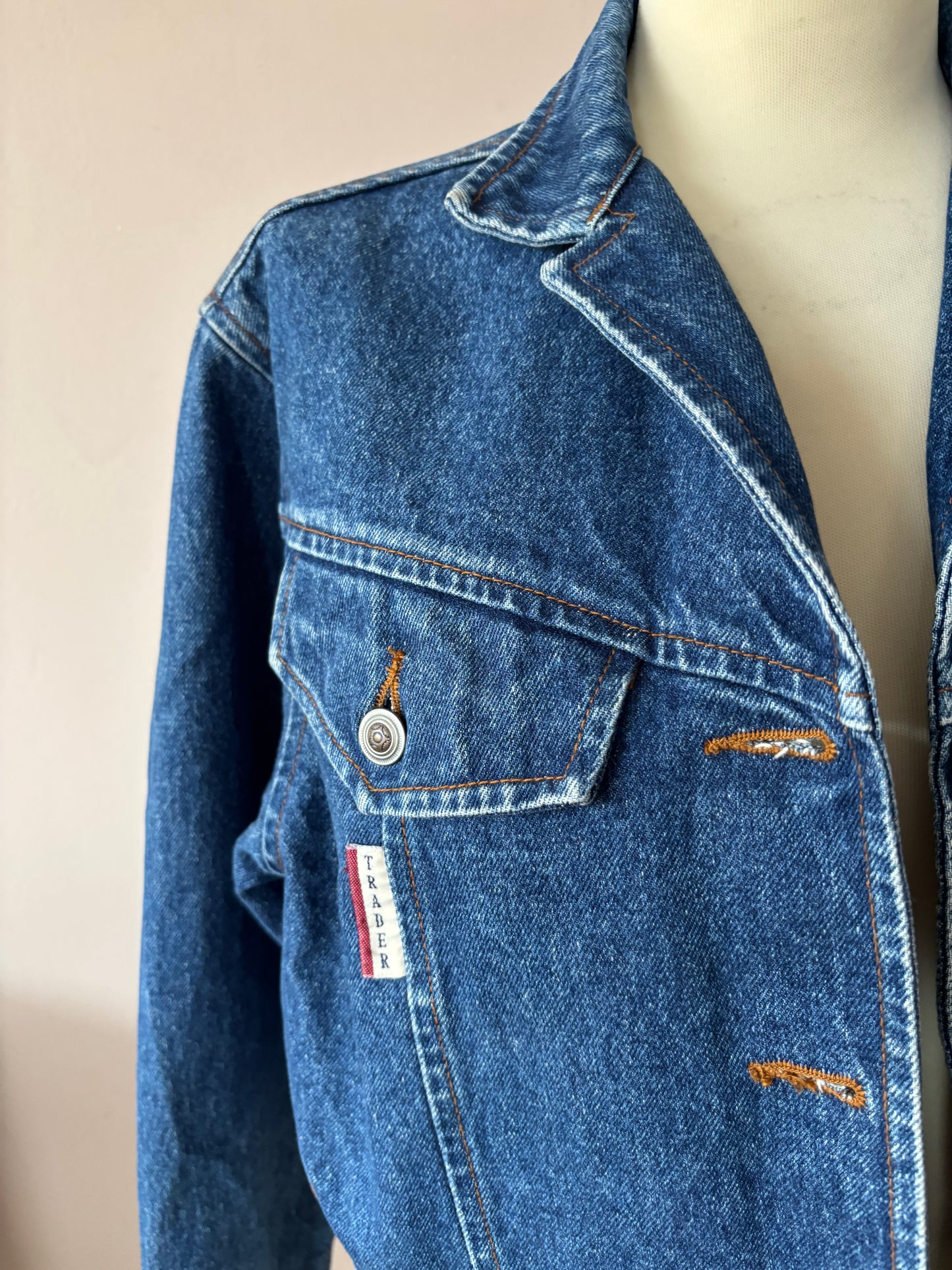 Vintage cotton denim cropped jacket size 10/12