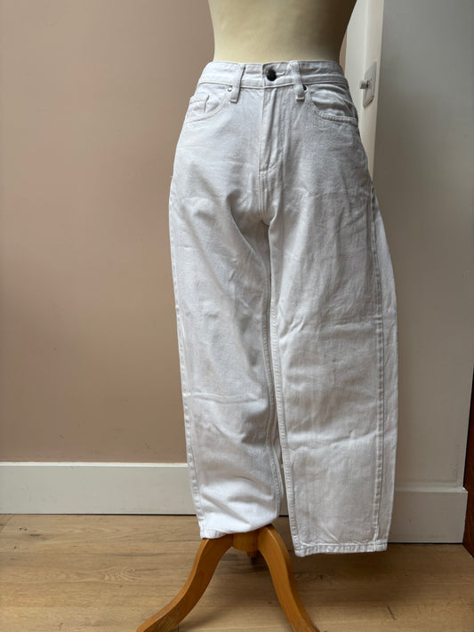 Vintage white 100% cotton jeans size 10