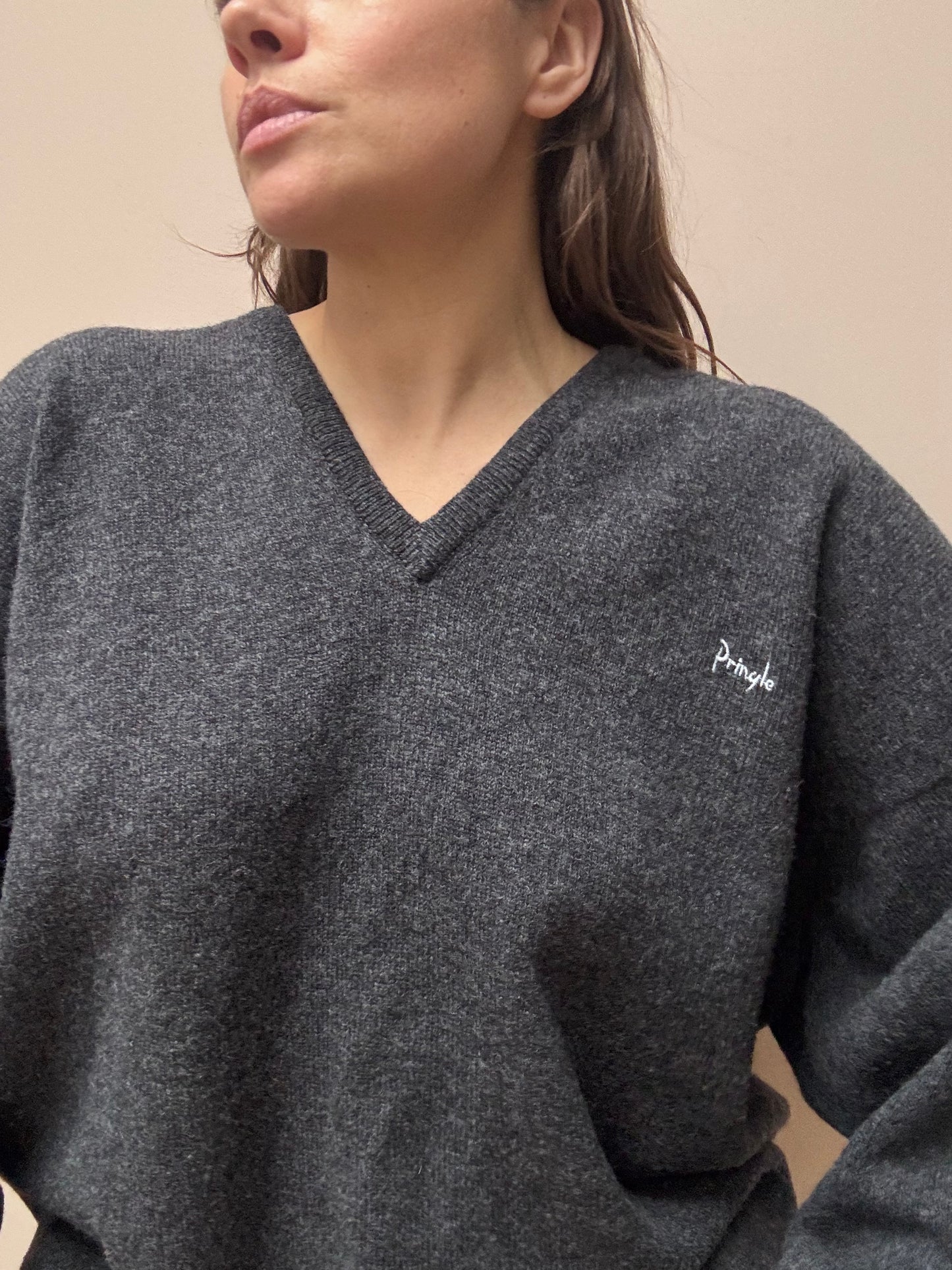 Vintage Pringle pure new wool jumper XL