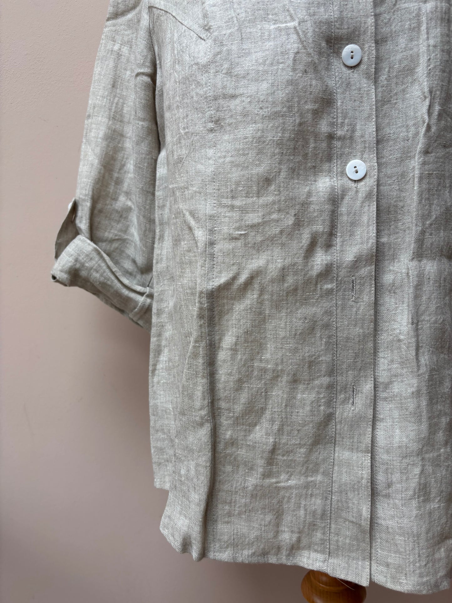 Vintage linen shirt size 12