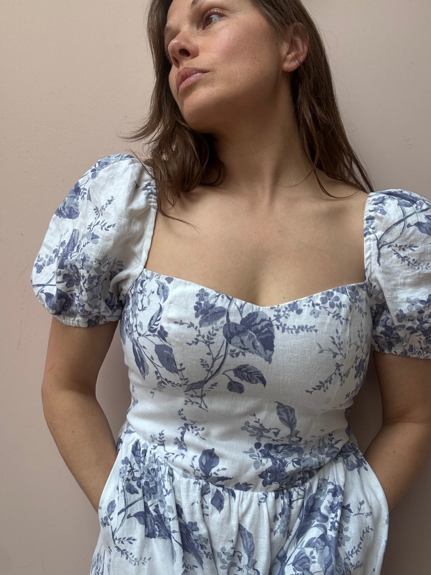 Reformation 100% linen dress size 10
