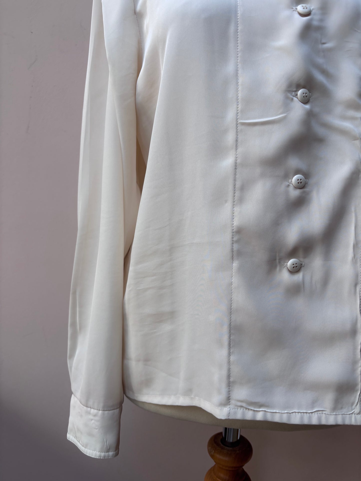 Vintage cream blouse size 10/12