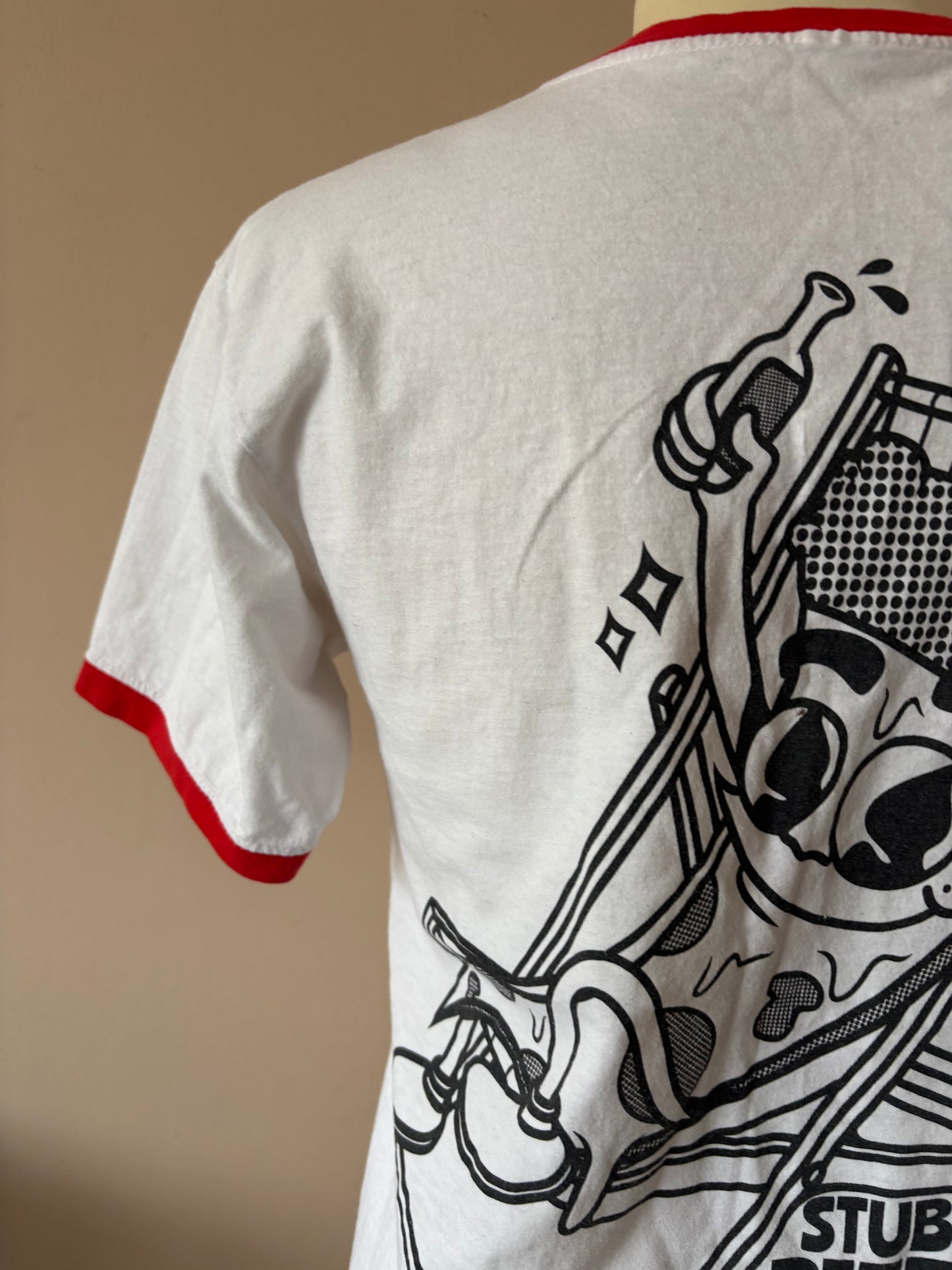 Vintage cotton ringer tshirt size 8/10