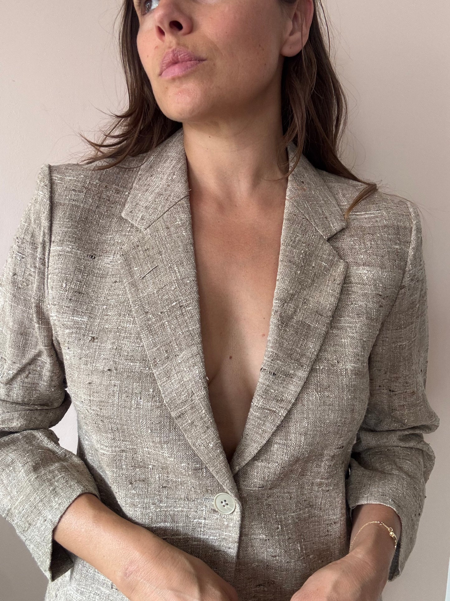 Vintage woven trouser suit size 10