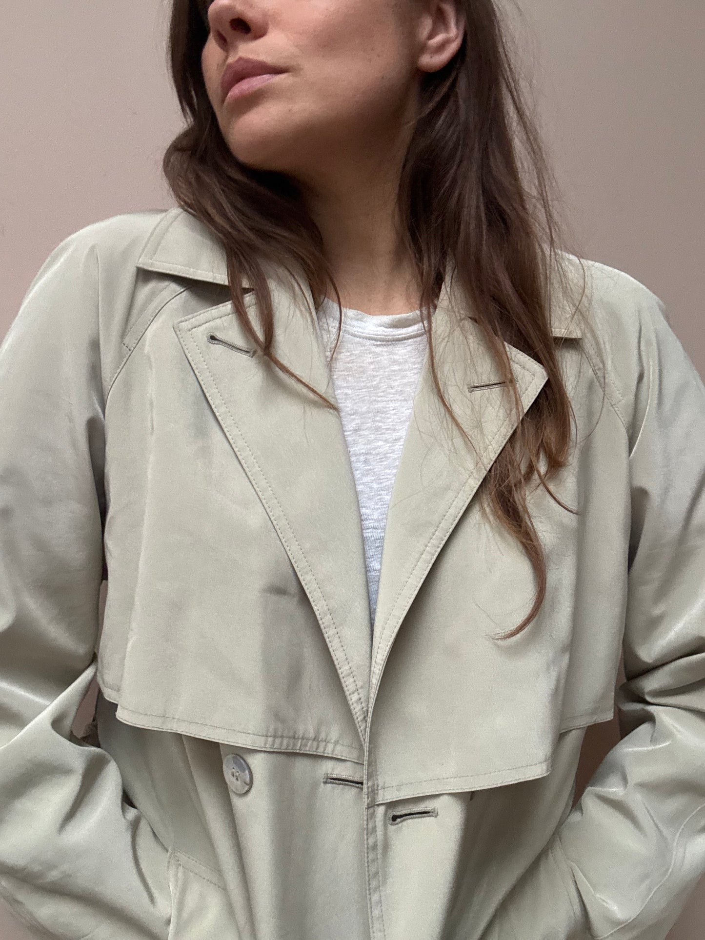 Vintage beige mac size 10/12