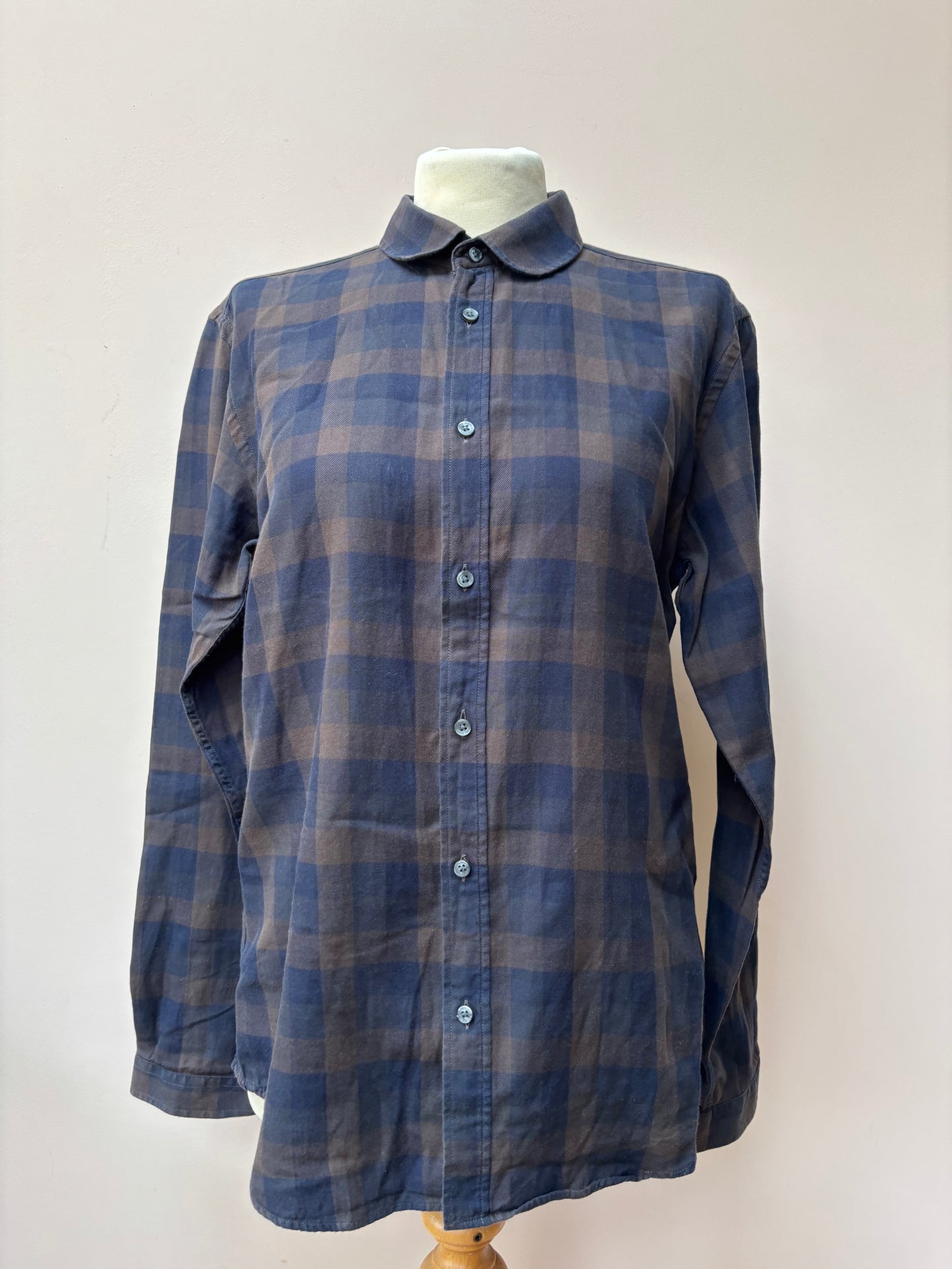 Check 100% cotton shirt size 10