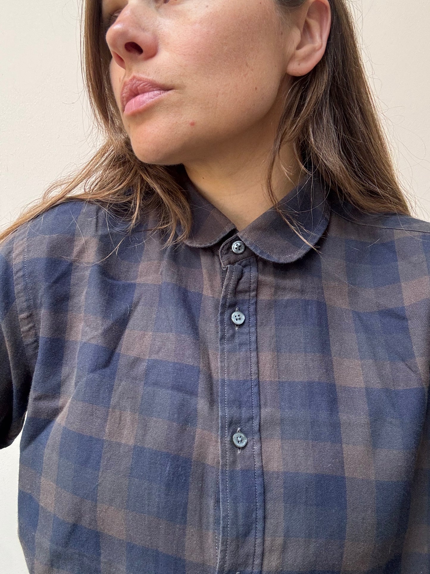 Check 100% cotton shirt size 10