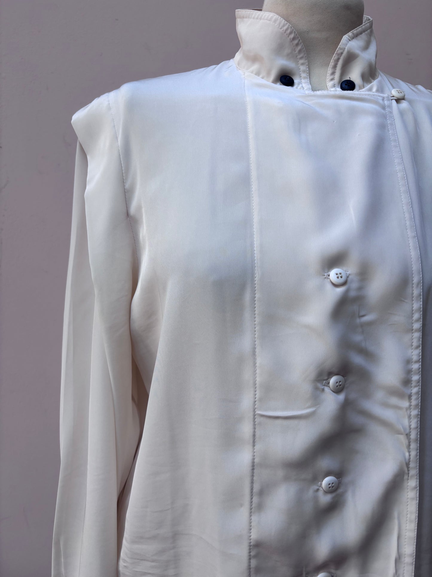 Vintage cream blouse size 10/12