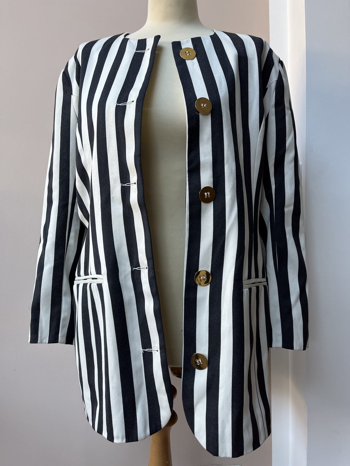 Vintage striped blazer size 12