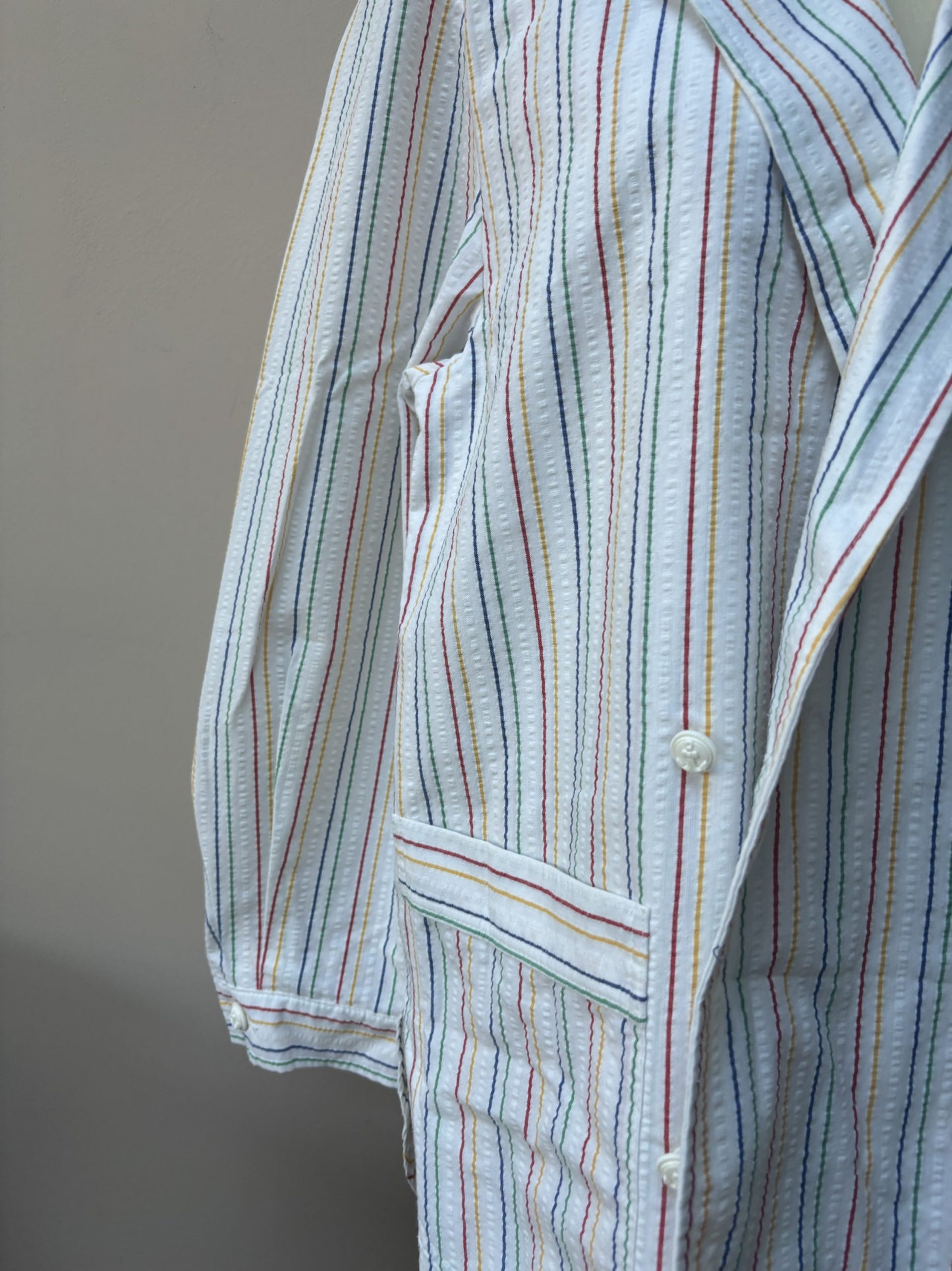 Vintage striped shirt blazer size 10/12