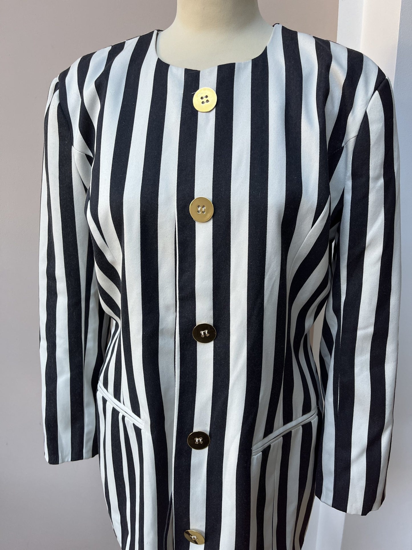 Vintage striped blazer size 12