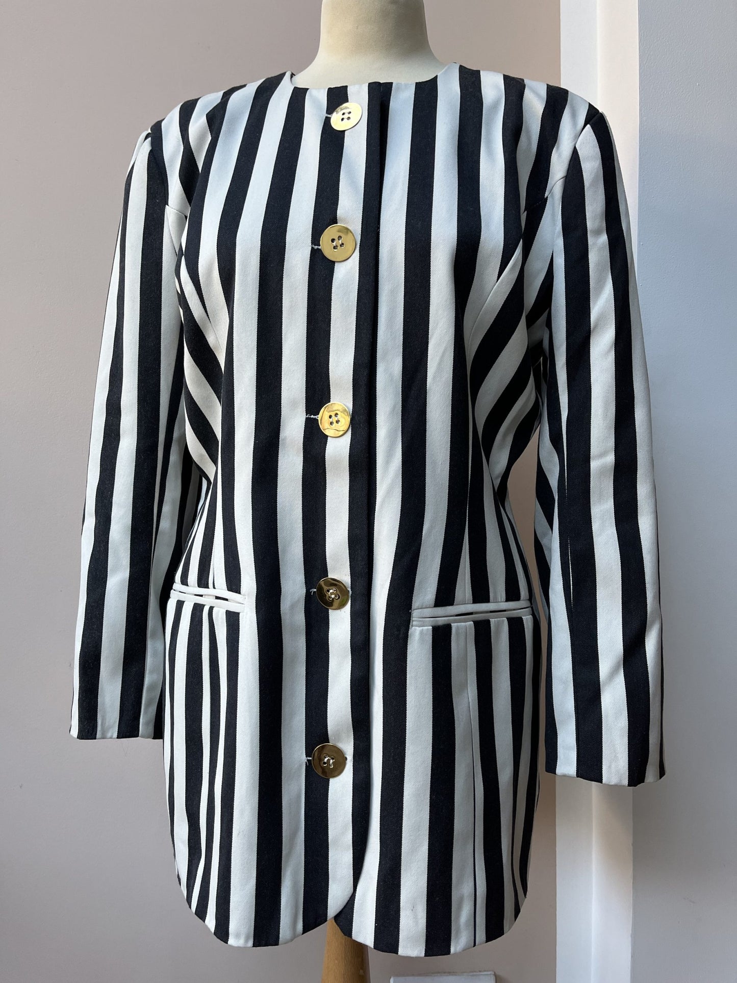 Vintage striped blazer size 12