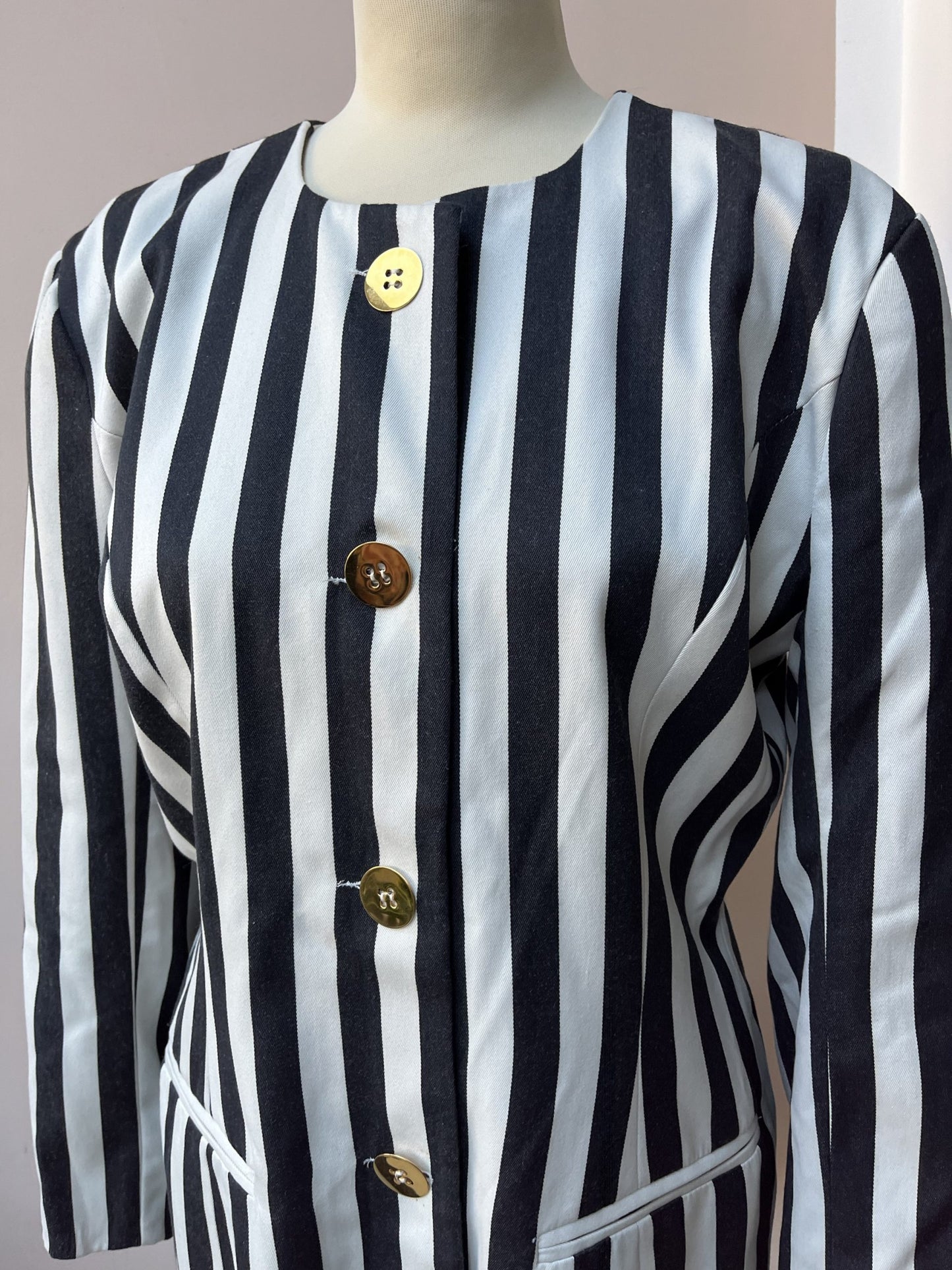 Vintage striped blazer size 12