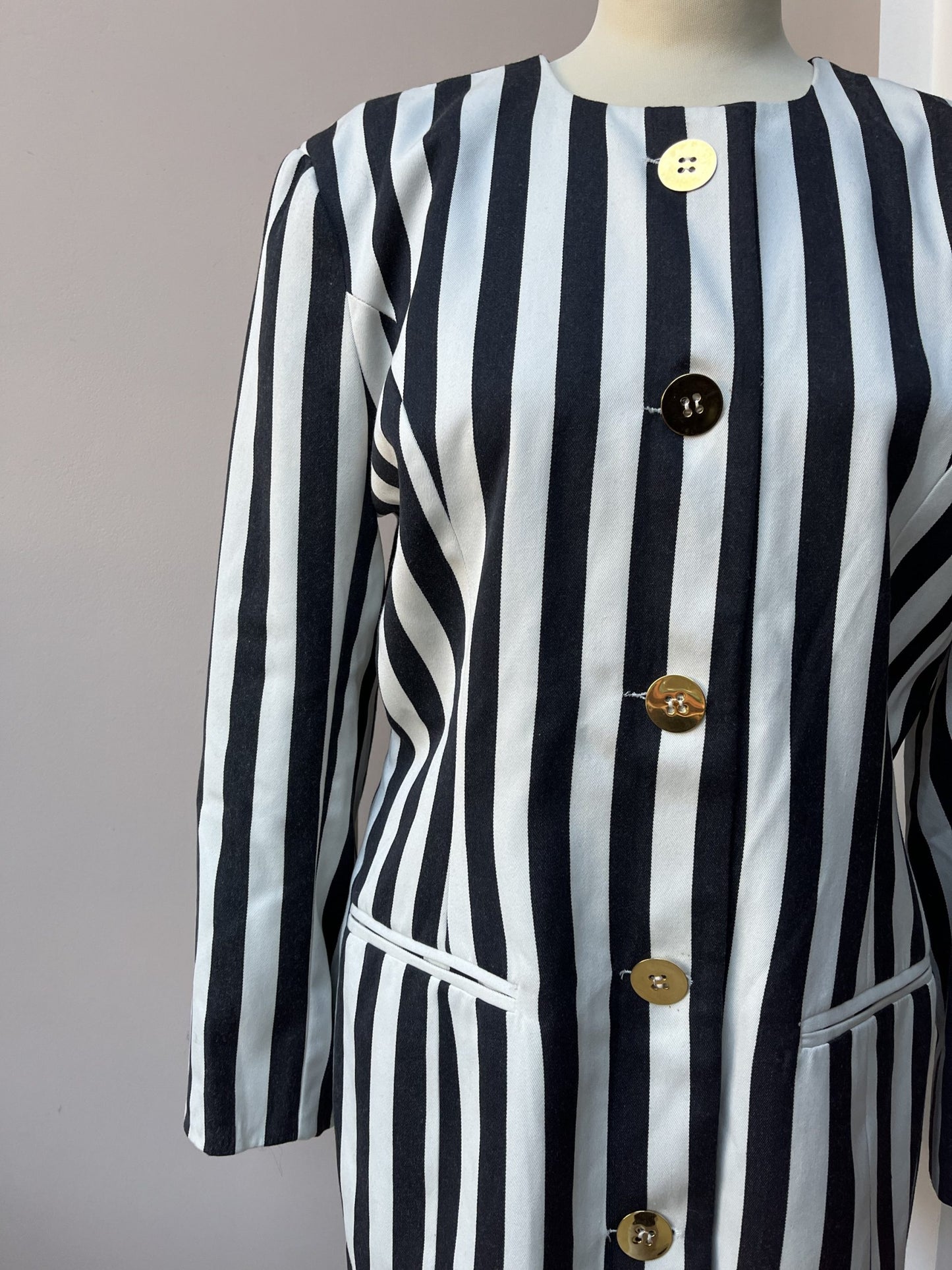 Vintage striped blazer size 12