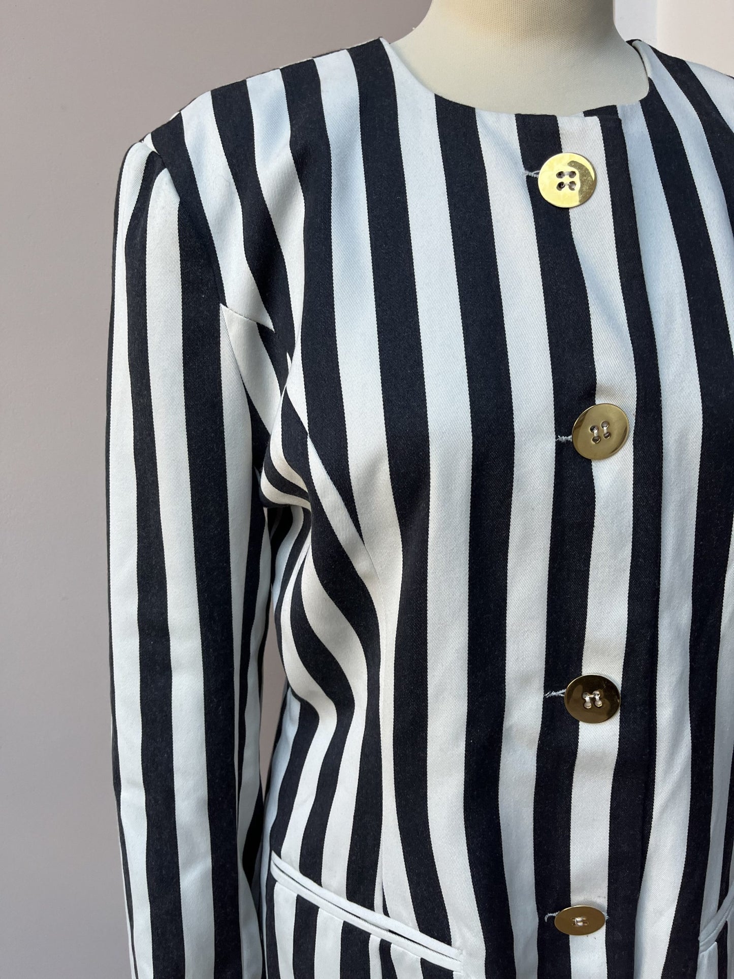 Vintage striped blazer size 12