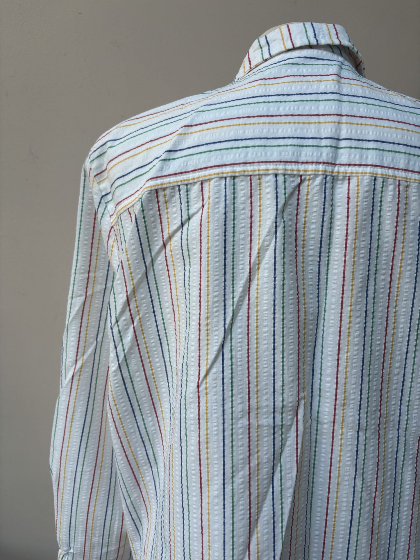 Vintage striped shirt blazer size 10/12